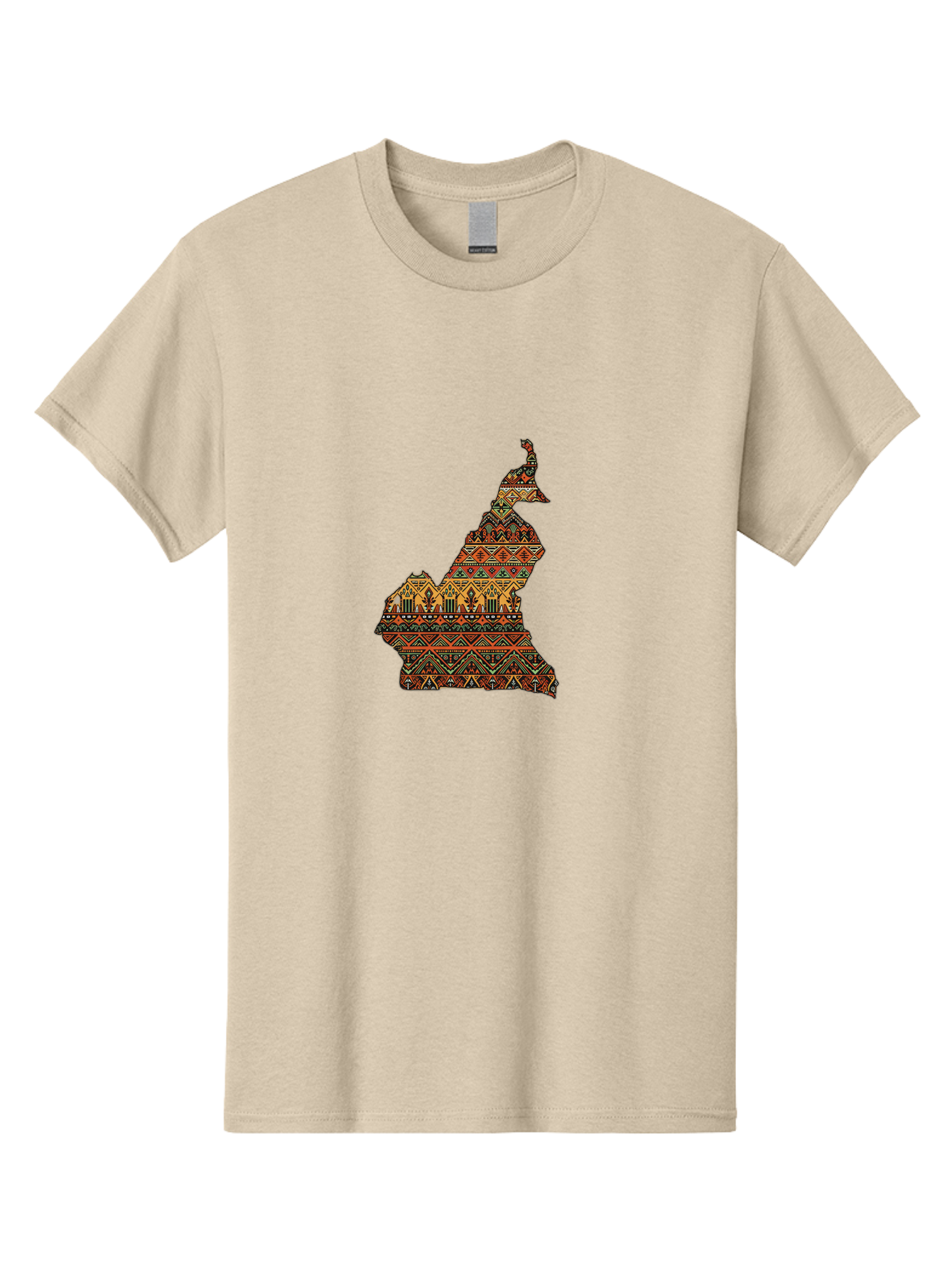 Cameroon-Map-Pattern Men'S Graphic Tee, 100% Cotton, Comfortable Casual Summer Wear, Machine Washable, Vintage Camera, Old Camera, Antique Camera, Black Camera, Classic Photography, Photography Equipment, Nostalgic Device, Film Camera, Bal931