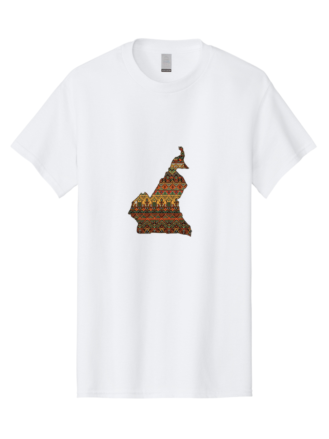 Cameroon-Map-Pattern Men'S Graphic Tee, 100% Cotton, Comfortable Casual Summer Wear, Machine Washable, Vintage Camera, Old Camera, Antique Camera, Black Camera, Classic Photography, Photography Equipment, Nostalgic Device, Film Camera, Bal931
