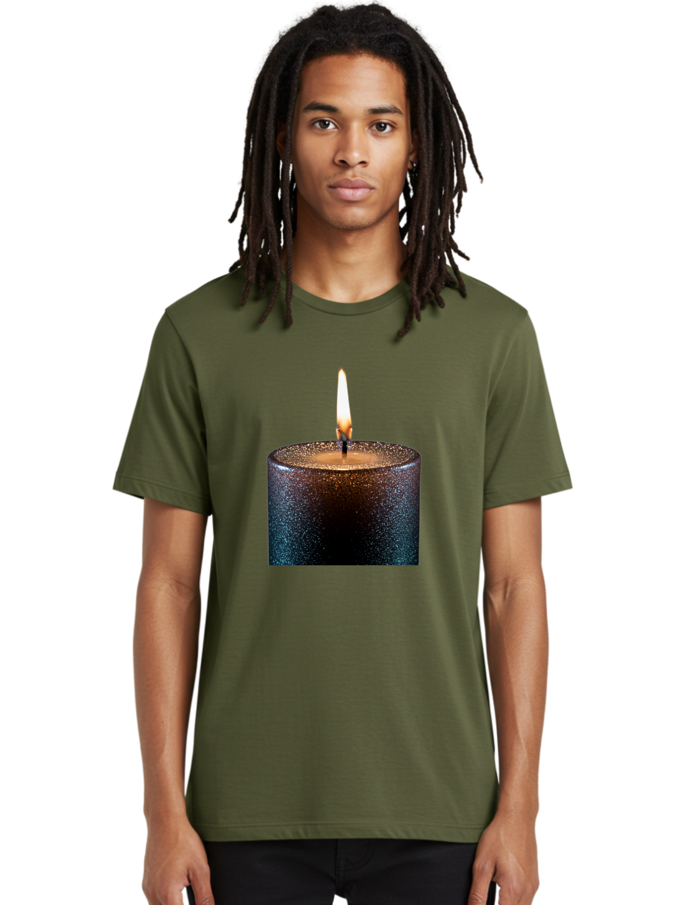 Candle-1 Men'S Graphic Tee, 100% Cotton, Comfortable Casual Summer Wear, Machine Washable, Vintage Camera, Old Camera, Antique Camera, Black Camera, Classic Photography, Photography Equipment, Nostalgic Device, Film Camera, Camera Art Bal935