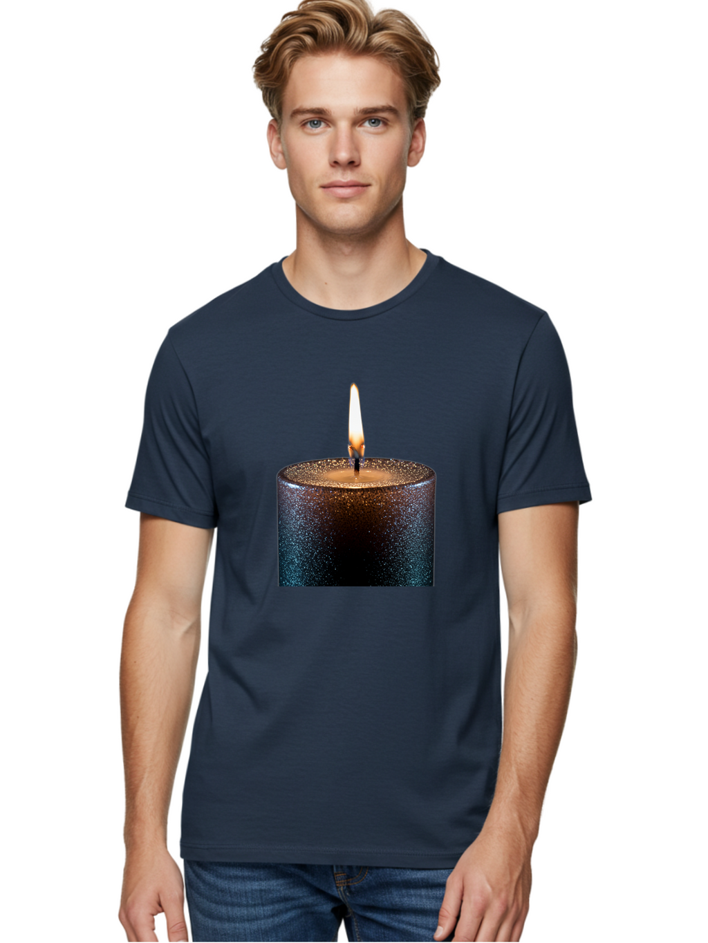 Candle-1 Men'S Graphic Tee, 100% Cotton, Comfortable Casual Summer Wear, Machine Washable, Vintage Camera, Old Camera, Antique Camera, Black Camera, Classic Photography, Photography Equipment, Nostalgic Device, Film Camera, Camera Art Bal935