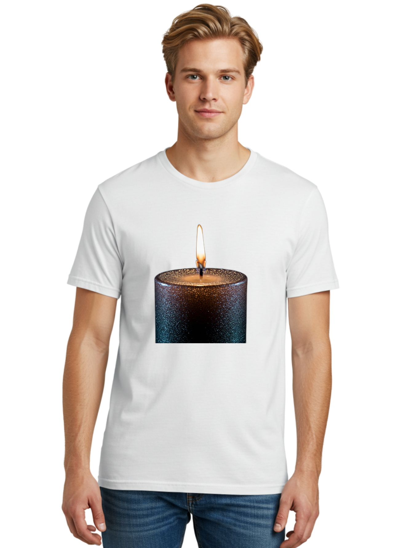 Candle-1 Men'S Graphic Tee, 100% Cotton, Comfortable Casual Summer Wear, Machine Washable, Vintage Camera, Old Camera, Antique Camera, Black Camera, Classic Photography, Photography Equipment, Nostalgic Device, Film Camera, Camera Art Bal935