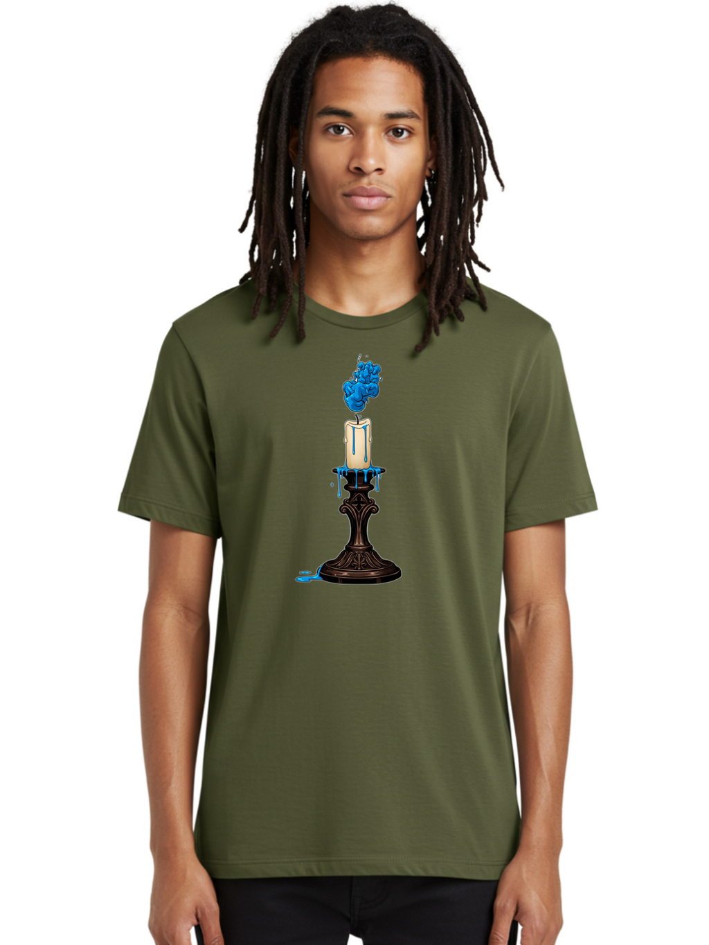 Candle Men'S Graphic Tee, 100% Cotton, Comfortable Casual Summer Wear, Machine Washable, Vintage Camera, Old Camera, Antique Camera, Black Camera, Classic Photography, Photography Equipment, Nostalgic Device, Film Camera, Camera Art Bal937