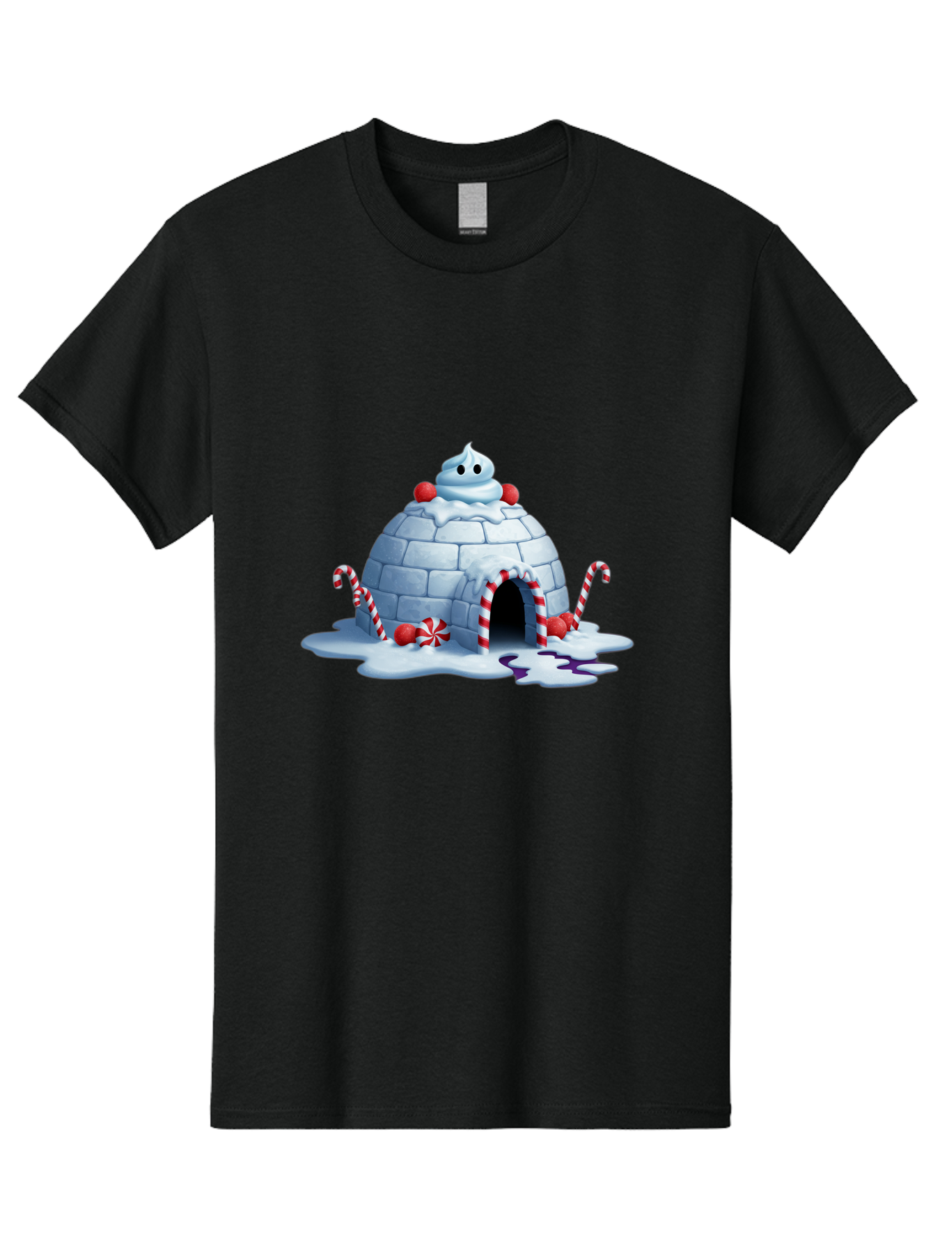 Candy-Cane-Igloo Men'S Graphic Tee, 100% Cotton, Comfortable Casual Summer Wear, Machine Washable, Vintage Camera, Old Camera, Antique Camera, Black Camera, Classic Photography, Photography Equipment, Nostalgic Device, Film Camera, Camera Art Bal938