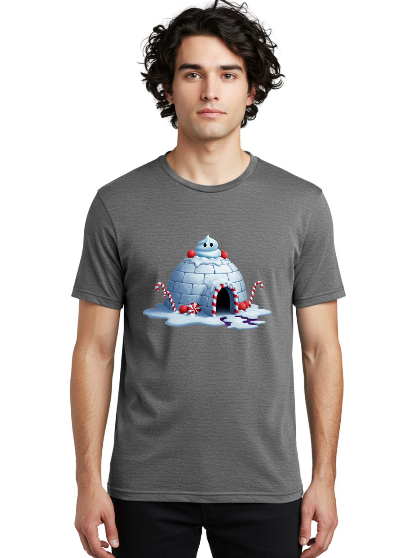 Candy-Cane-Igloo Men'S Graphic Tee, 100% Cotton, Comfortable Casual Summer Wear, Machine Washable, Vintage Camera, Old Camera, Antique Camera, Black Camera, Classic Photography, Photography Equipment, Nostalgic Device, Film Camera, Camera Art Bal938