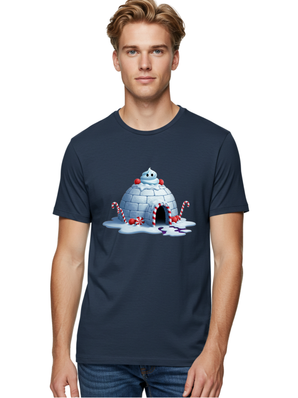 Candy-Cane-Igloo Men'S Graphic Tee, 100% Cotton, Comfortable Casual Summer Wear, Machine Washable, Vintage Camera, Old Camera, Antique Camera, Black Camera, Classic Photography, Photography Equipment, Nostalgic Device, Film Camera, Camera Art Bal938