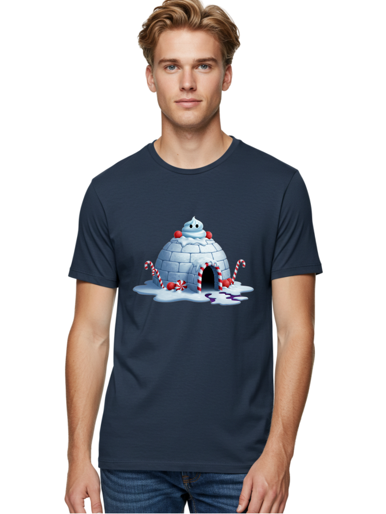 Candy-Cane-Igloo Men'S Graphic Tee, 100% Cotton, Comfortable Casual Summer Wear, Machine Washable, Vintage Camera, Old Camera, Antique Camera, Black Camera, Classic Photography, Photography Equipment, Nostalgic Device, Film Camera, Camera Art Bal938