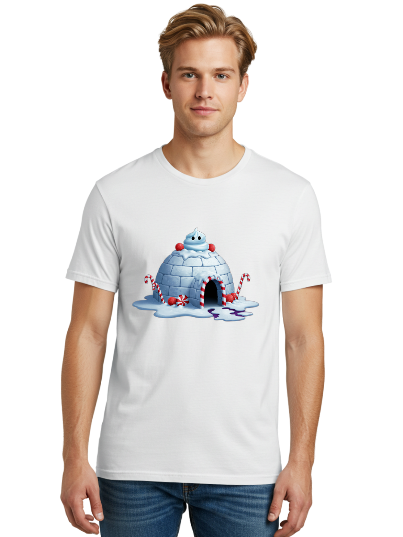 Candy-Cane-Igloo Men'S Graphic Tee, 100% Cotton, Comfortable Casual Summer Wear, Machine Washable, Vintage Camera, Old Camera, Antique Camera, Black Camera, Classic Photography, Photography Equipment, Nostalgic Device, Film Camera, Camera Art Bal938