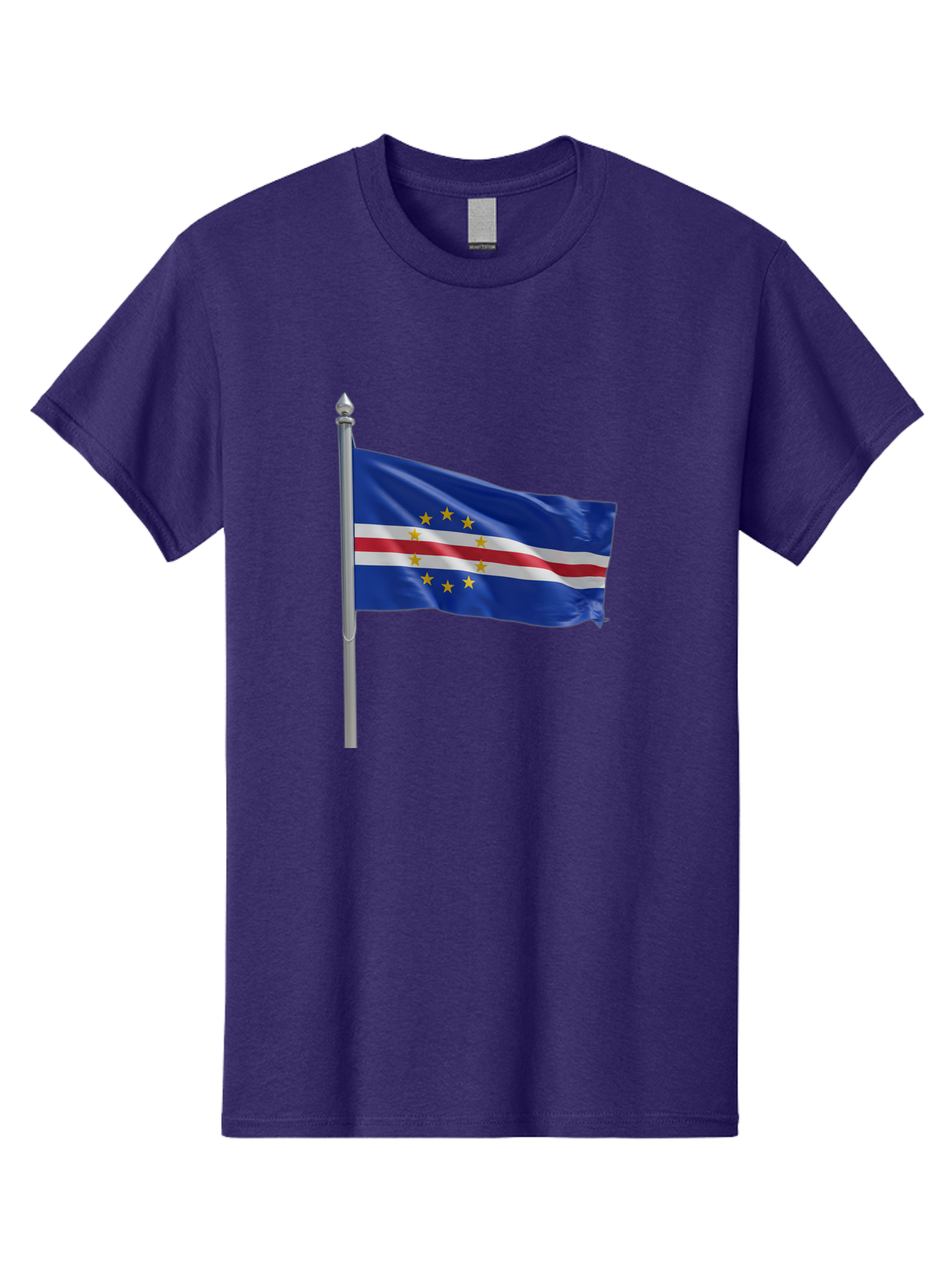 Cape-Verde-Flag Men'S Graphic Tee, 100% Cotton, Comfortable Casual Summer Wear, Machine Washable, Vintage Camera, Old Camera, Antique Camera, Black Camera, Classic Photography, Photography Equipment, Nostalgic Device, Film Camera, Camera Art Bal941