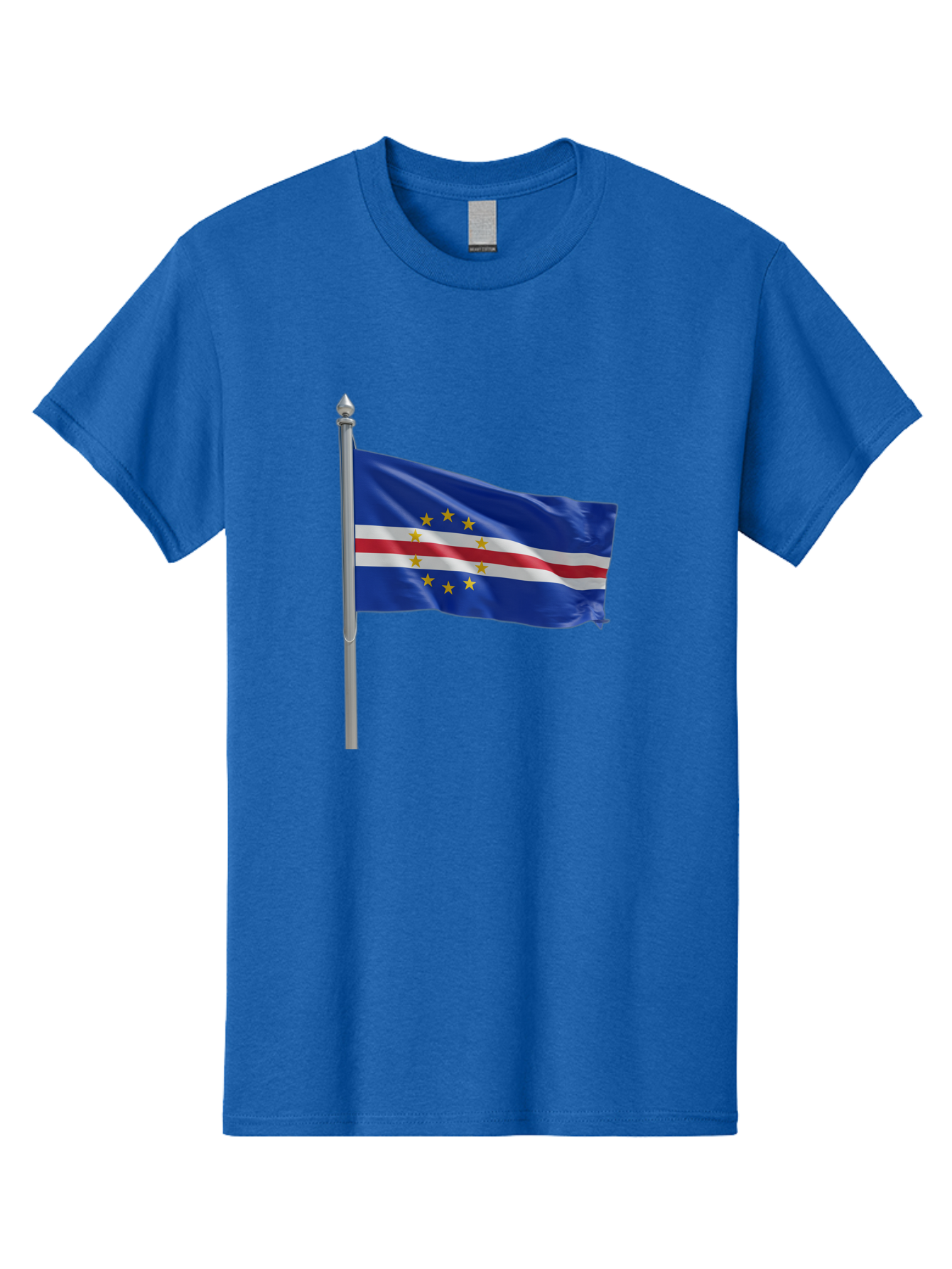 Cape-Verde-Flag Men'S Graphic Tee, 100% Cotton, Comfortable Casual Summer Wear, Machine Washable, Vintage Camera, Old Camera, Antique Camera, Black Camera, Classic Photography, Photography Equipment, Nostalgic Device, Film Camera, Camera Art Bal941