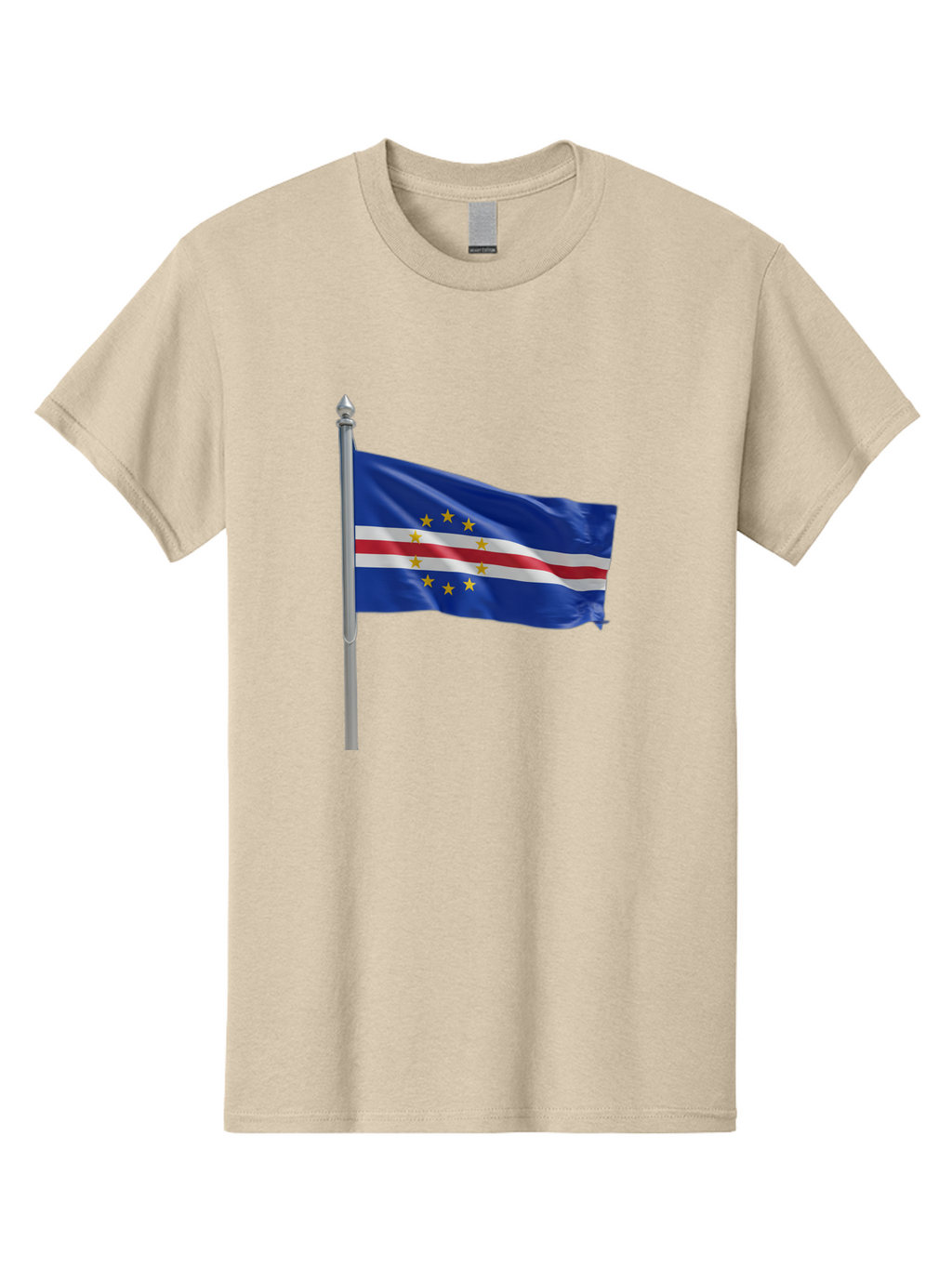 Cape-Verde-Flag Men'S Graphic Tee, 100% Cotton, Comfortable Casual Summer Wear, Machine Washable, Vintage Camera, Old Camera, Antique Camera, Black Camera, Classic Photography, Photography Equipment, Nostalgic Device, Film Camera, Camera Art Bal941