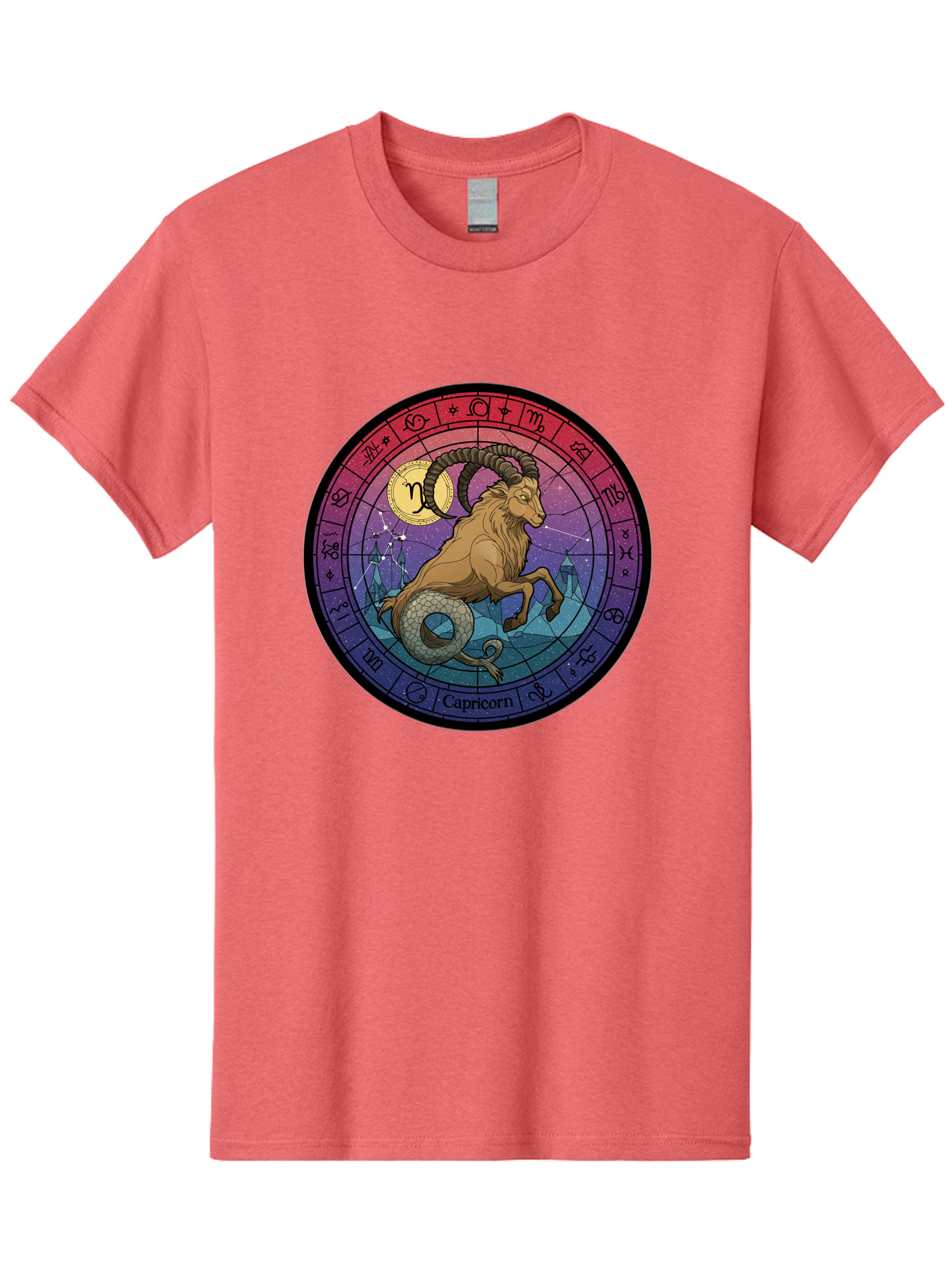 Capricorn-Zodiac-1 Men'S Graphic Tee, 100% Cotton, Comfortable Casual Summer Wear, Machine Washable, Vintage Camera, Old Camera, Antique Camera, Black Camera, Classic Photography, Photography Equipment, Nostalgic Device, Film Camera, Bal942
