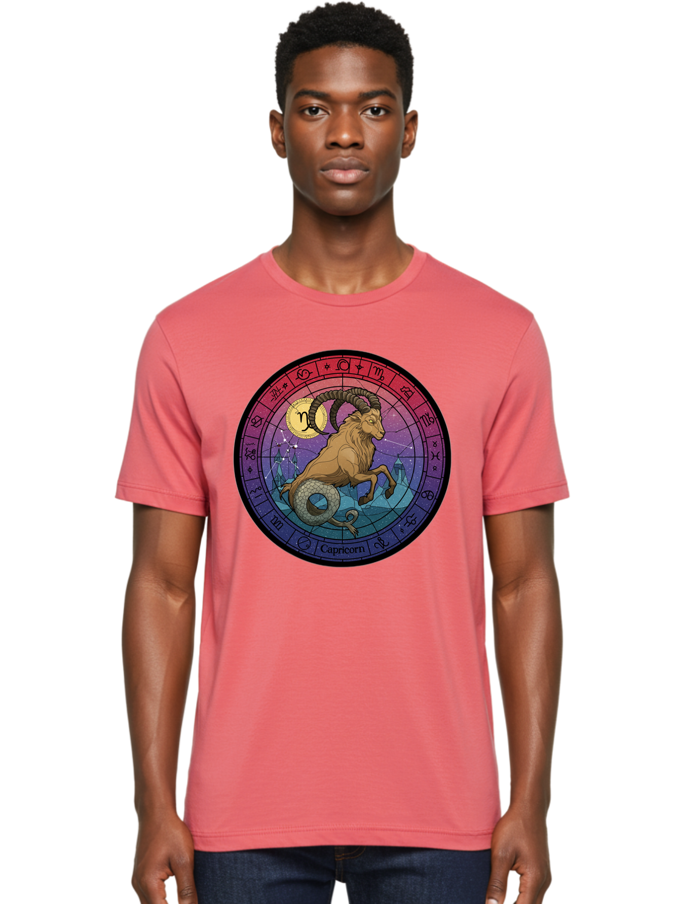 Capricorn-Zodiac-1 Men'S Graphic Tee, 100% Cotton, Comfortable Casual Summer Wear, Machine Washable, Vintage Camera, Old Camera, Antique Camera, Black Camera, Classic Photography, Photography Equipment, Nostalgic Device, Film Camera, Bal942