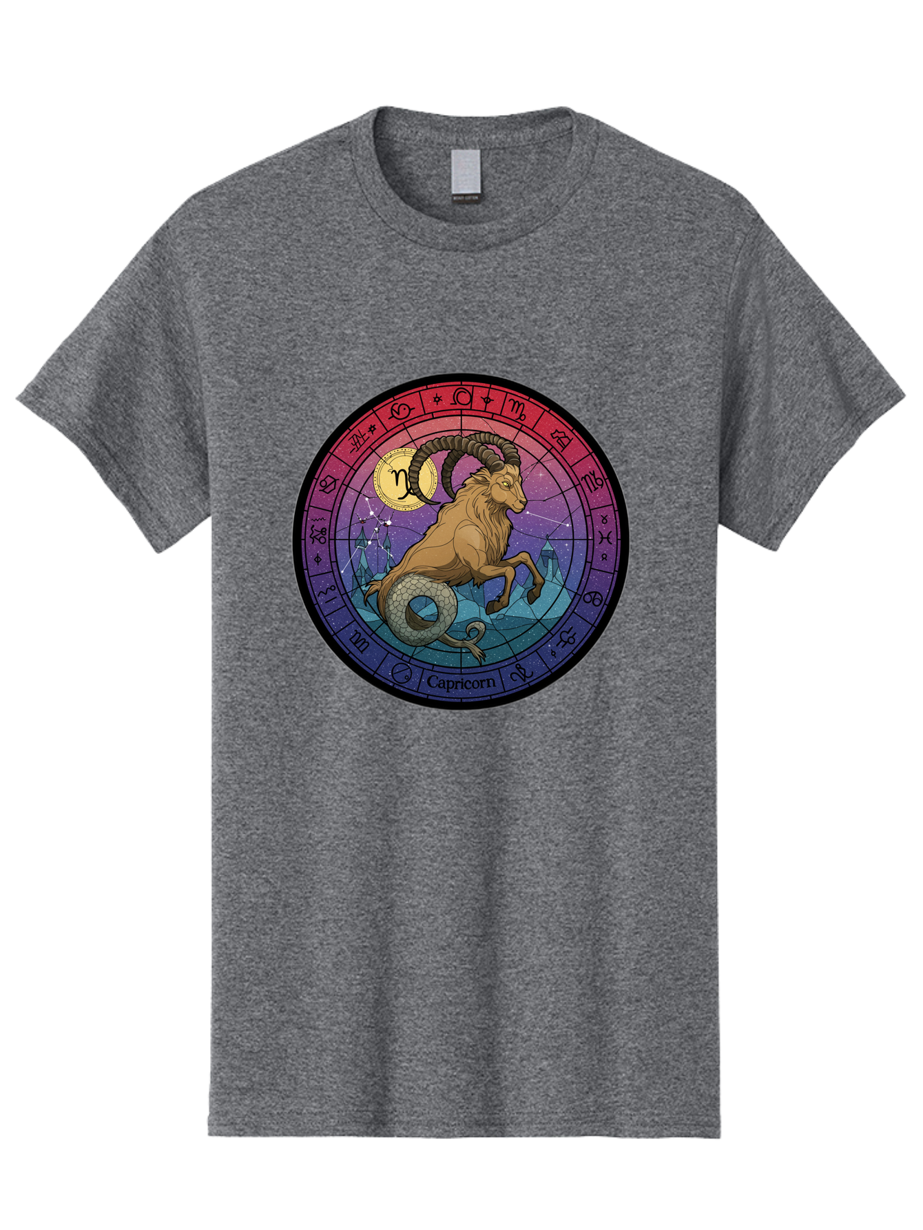 Capricorn-Zodiac-1 Men'S Graphic Tee, 100% Cotton, Comfortable Casual Summer Wear, Machine Washable, Vintage Camera, Old Camera, Antique Camera, Black Camera, Classic Photography, Photography Equipment, Nostalgic Device, Film Camera, Bal942