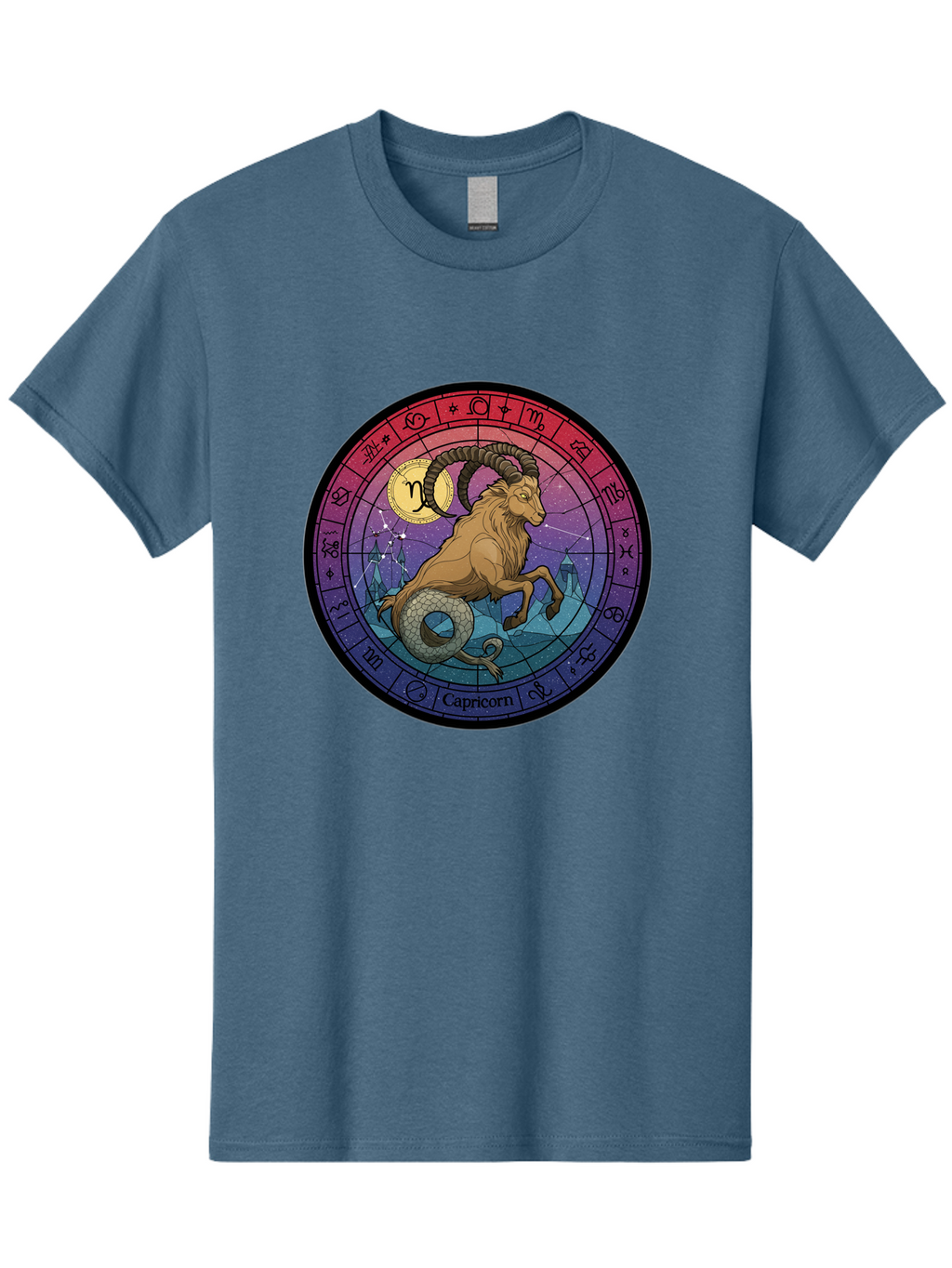 Capricorn-Zodiac-1 Men'S Graphic Tee, 100% Cotton, Comfortable Casual Summer Wear, Machine Washable, Vintage Camera, Old Camera, Antique Camera, Black Camera, Classic Photography, Photography Equipment, Nostalgic Device, Film Camera, Bal942