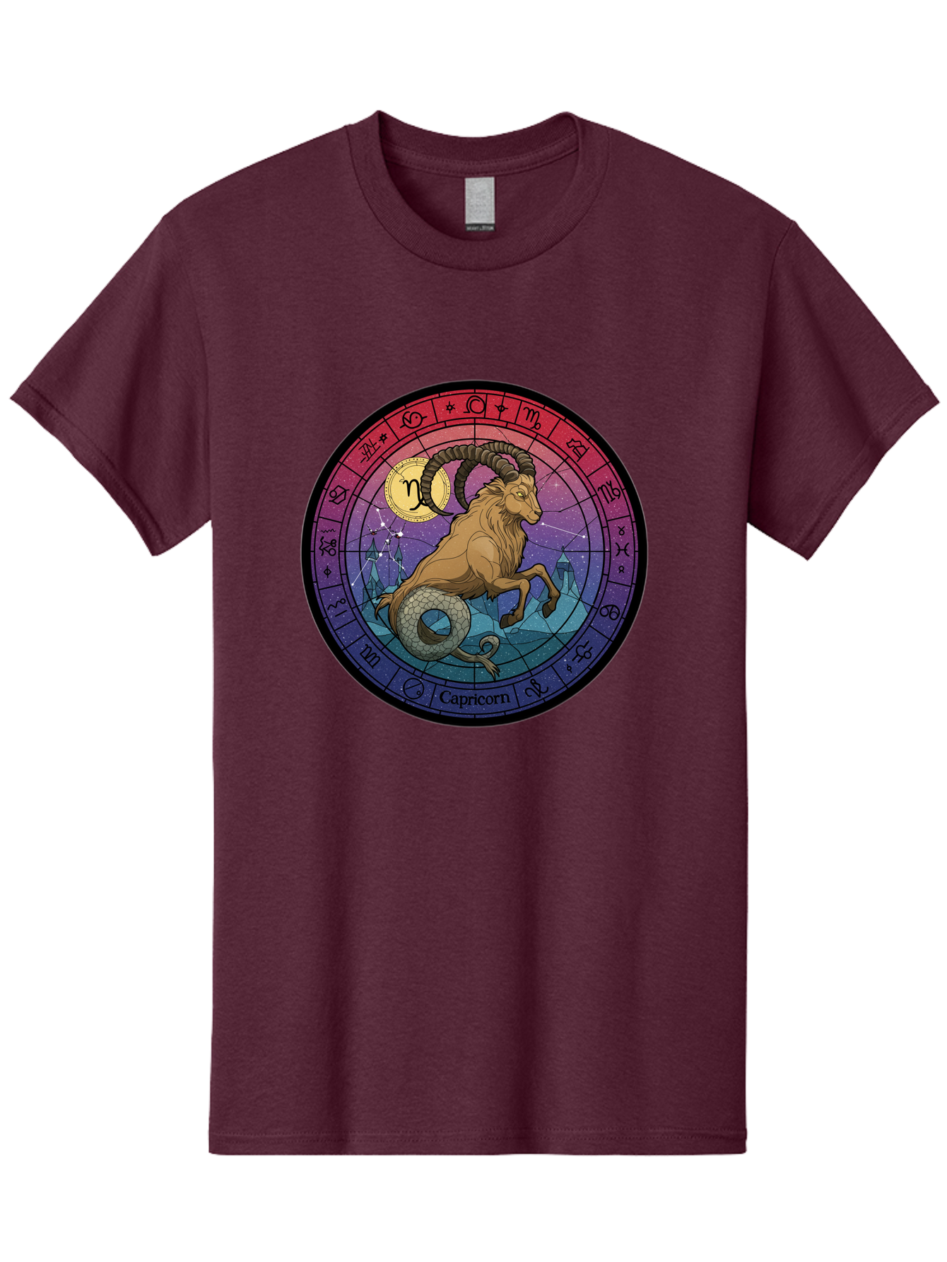 Capricorn-Zodiac-1 Men'S Graphic Tee, 100% Cotton, Comfortable Casual Summer Wear, Machine Washable, Vintage Camera, Old Camera, Antique Camera, Black Camera, Classic Photography, Photography Equipment, Nostalgic Device, Film Camera, Bal942