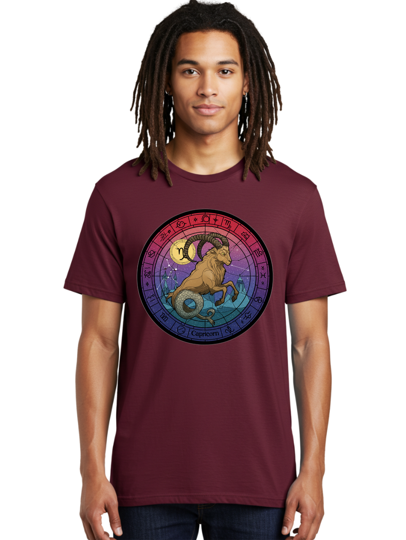 Capricorn-Zodiac-1 Men'S Graphic Tee, 100% Cotton, Comfortable Casual Summer Wear, Machine Washable, Vintage Camera, Old Camera, Antique Camera, Black Camera, Classic Photography, Photography Equipment, Nostalgic Device, Film Camera, Bal942