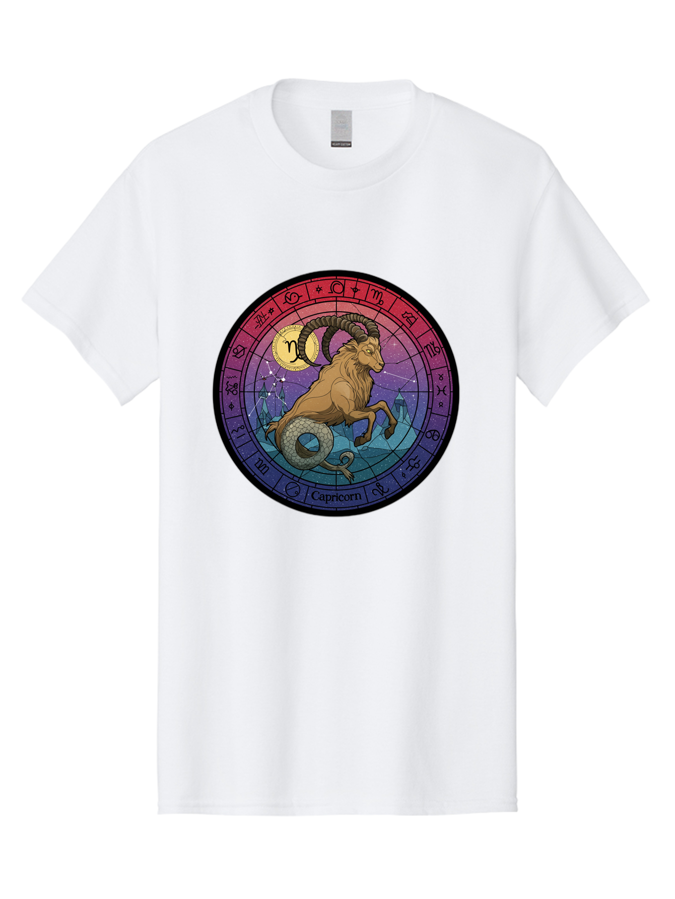 Capricorn-Zodiac-1 Men'S Graphic Tee, 100% Cotton, Comfortable Casual Summer Wear, Machine Washable, Vintage Camera, Old Camera, Antique Camera, Black Camera, Classic Photography, Photography Equipment, Nostalgic Device, Film Camera, Bal942