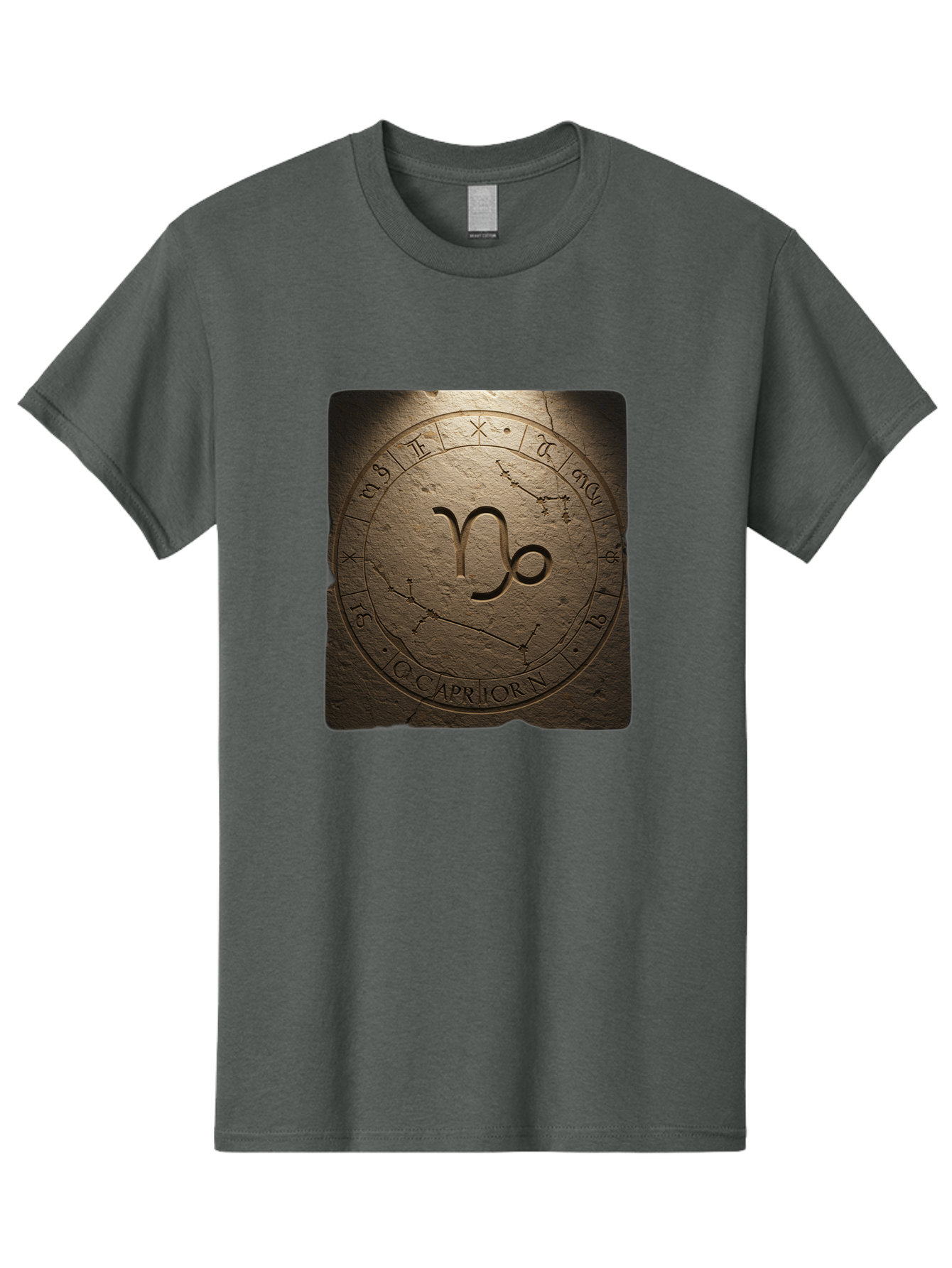 Capricorn-Zodiac-Seal Men'S Graphic Tee, 100% Cotton, Comfortable Casual Summer Wear, Machine Washable, Vintage Camera, Old Camera, Antique Camera, Black Camera, Classic Photography, Photography Equipment, Nostalgic Device, Film Camera, Bal943