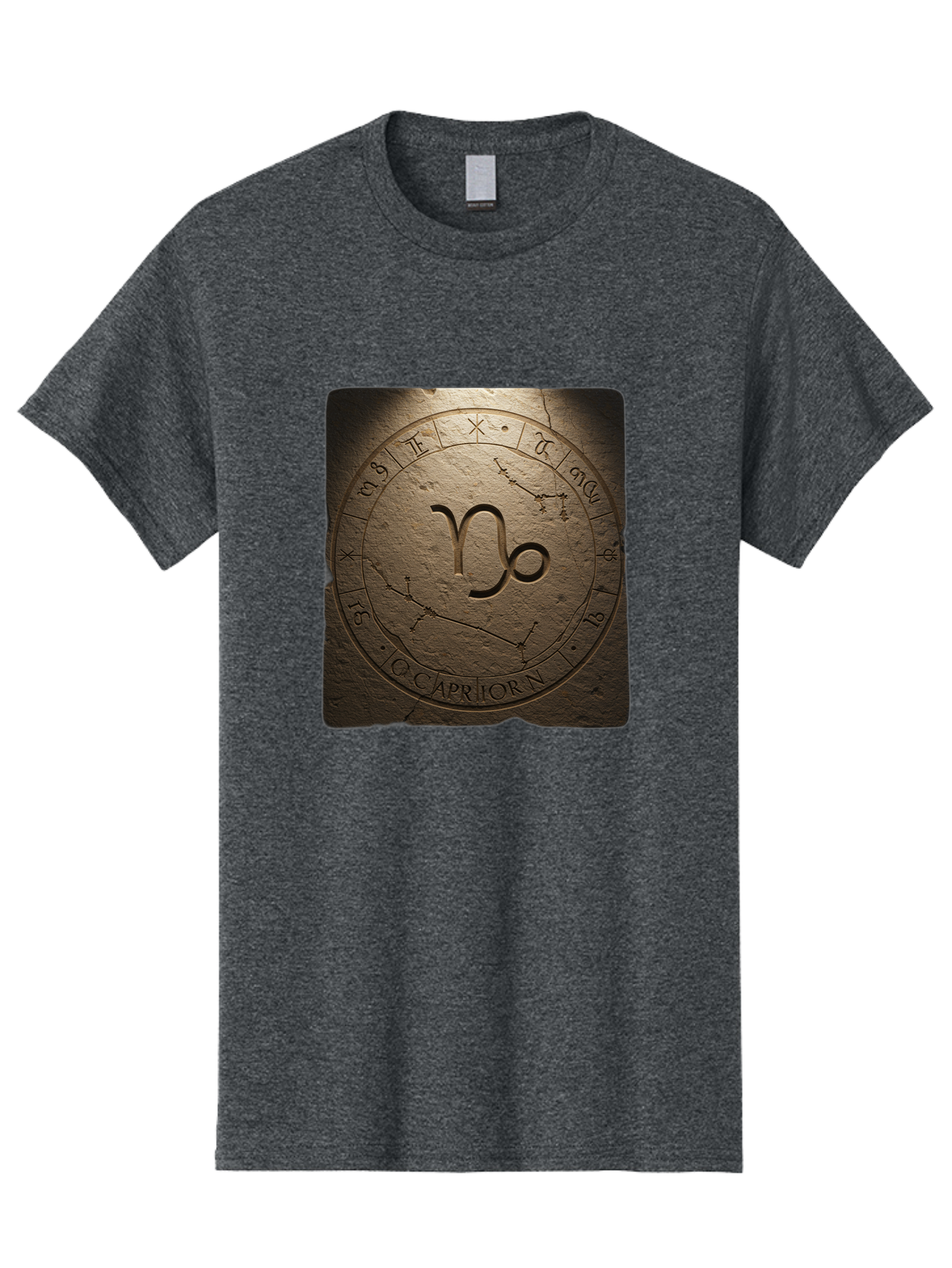 Capricorn-Zodiac-Seal Men'S Graphic Tee, 100% Cotton, Comfortable Casual Summer Wear, Machine Washable, Vintage Camera, Old Camera, Antique Camera, Black Camera, Classic Photography, Photography Equipment, Nostalgic Device, Film Camera, Bal943