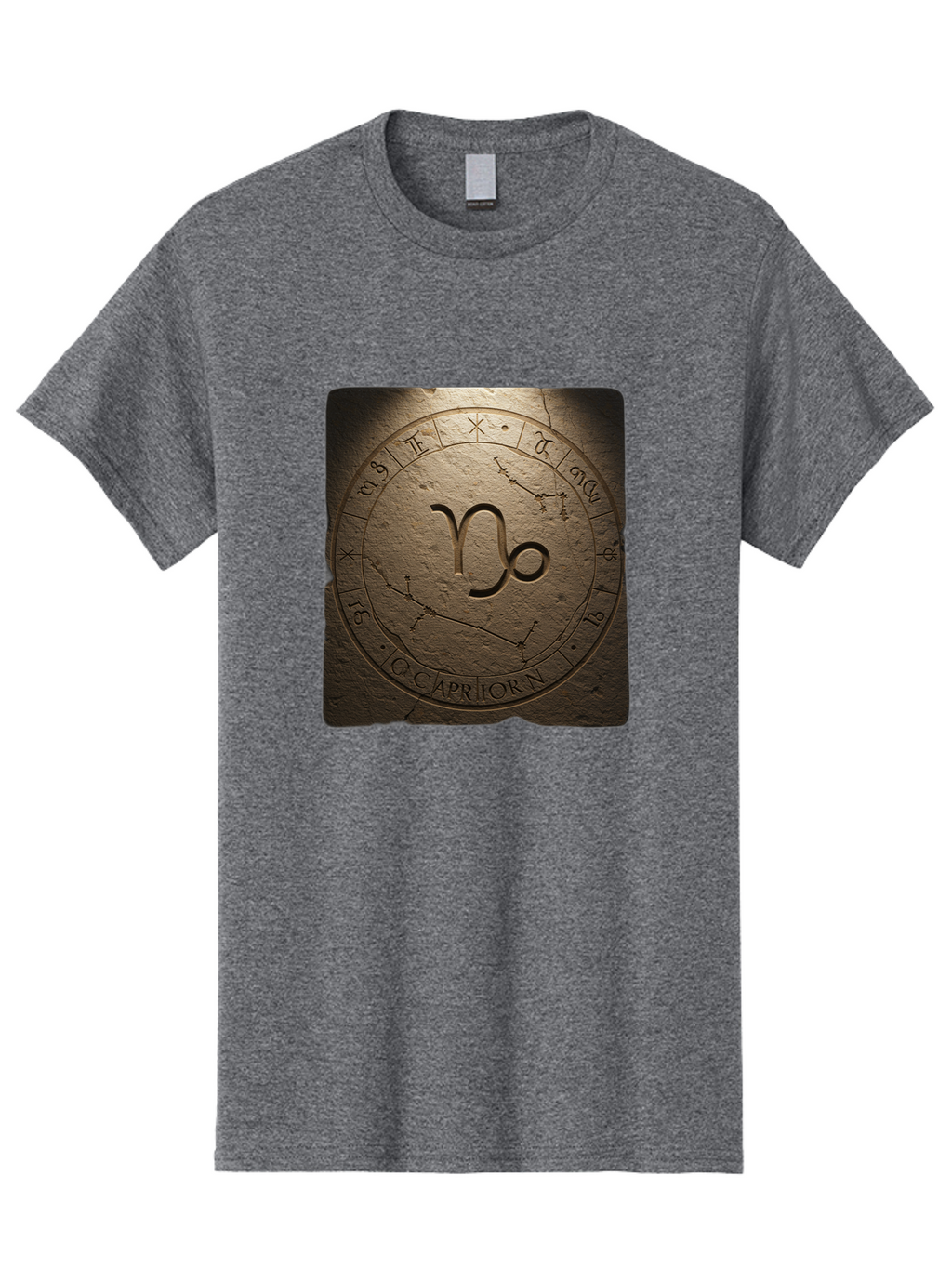 Capricorn-Zodiac-Seal Men'S Graphic Tee, 100% Cotton, Comfortable Casual Summer Wear, Machine Washable, Vintage Camera, Old Camera, Antique Camera, Black Camera, Classic Photography, Photography Equipment, Nostalgic Device, Film Camera, Bal943