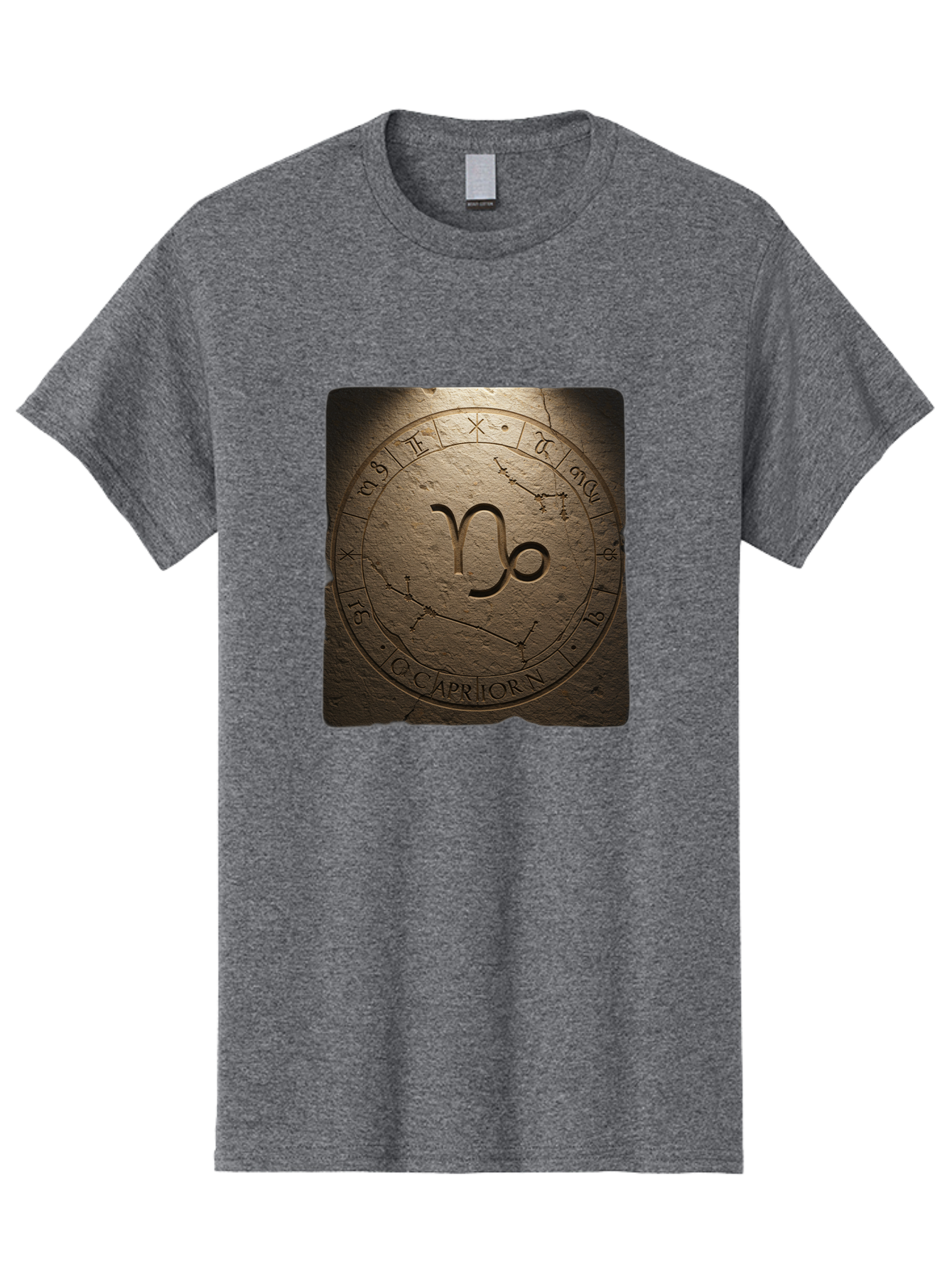Capricorn-Zodiac-Seal Men'S Graphic Tee, 100% Cotton, Comfortable Casual Summer Wear, Machine Washable, Vintage Camera, Old Camera, Antique Camera, Black Camera, Classic Photography, Photography Equipment, Nostalgic Device, Film Camera, Bal943