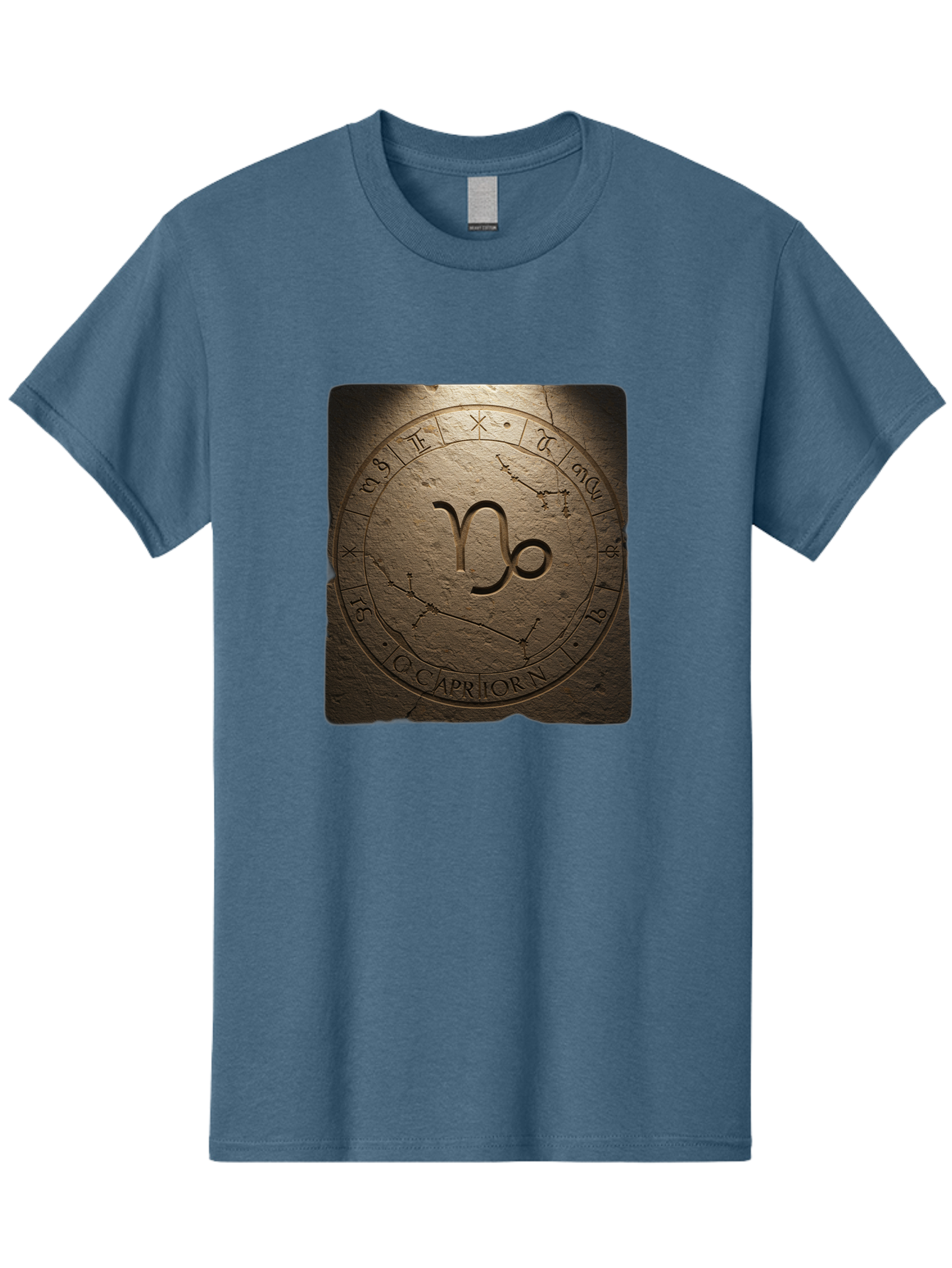 Capricorn-Zodiac-Seal Men'S Graphic Tee, 100% Cotton, Comfortable Casual Summer Wear, Machine Washable, Vintage Camera, Old Camera, Antique Camera, Black Camera, Classic Photography, Photography Equipment, Nostalgic Device, Film Camera, Bal943