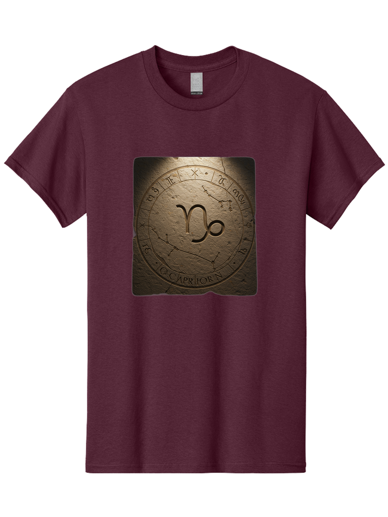 Capricorn-Zodiac-Seal Men'S Graphic Tee, 100% Cotton, Comfortable Casual Summer Wear, Machine Washable, Vintage Camera, Old Camera, Antique Camera, Black Camera, Classic Photography, Photography Equipment, Nostalgic Device, Film Camera, Bal943