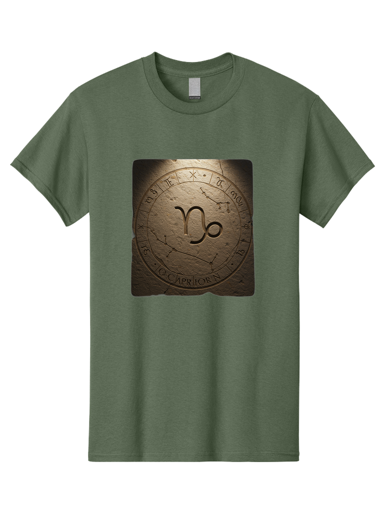 Capricorn-Zodiac-Seal Men'S Graphic Tee, 100% Cotton, Comfortable Casual Summer Wear, Machine Washable, Vintage Camera, Old Camera, Antique Camera, Black Camera, Classic Photography, Photography Equipment, Nostalgic Device, Film Camera, Bal943