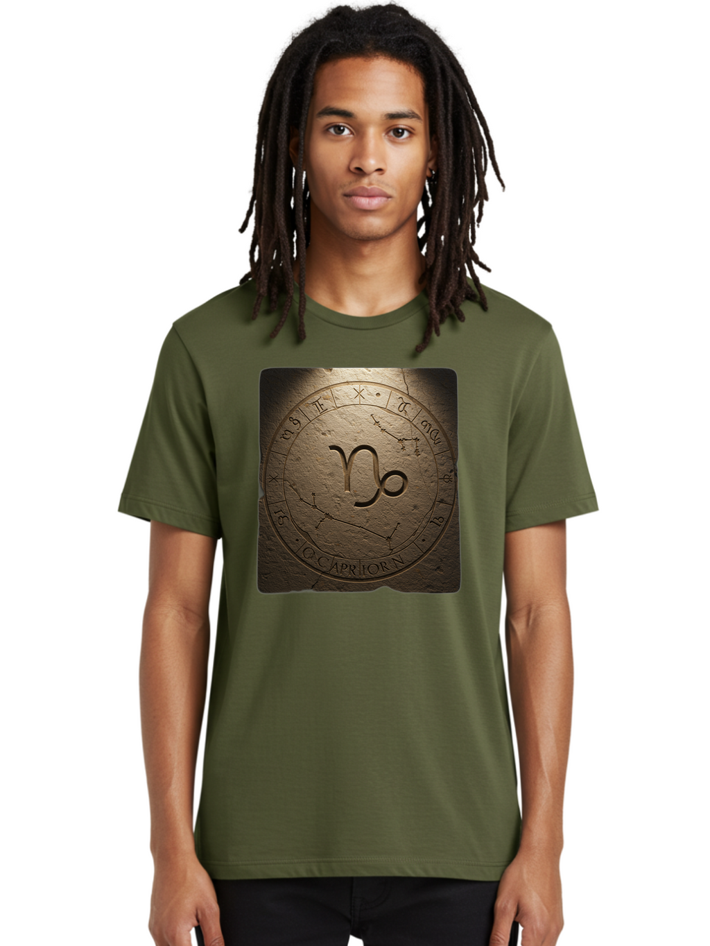 Capricorn-Zodiac-Seal Men'S Graphic Tee, 100% Cotton, Comfortable Casual Summer Wear, Machine Washable, Vintage Camera, Old Camera, Antique Camera, Black Camera, Classic Photography, Photography Equipment, Nostalgic Device, Film Camera, Bal943