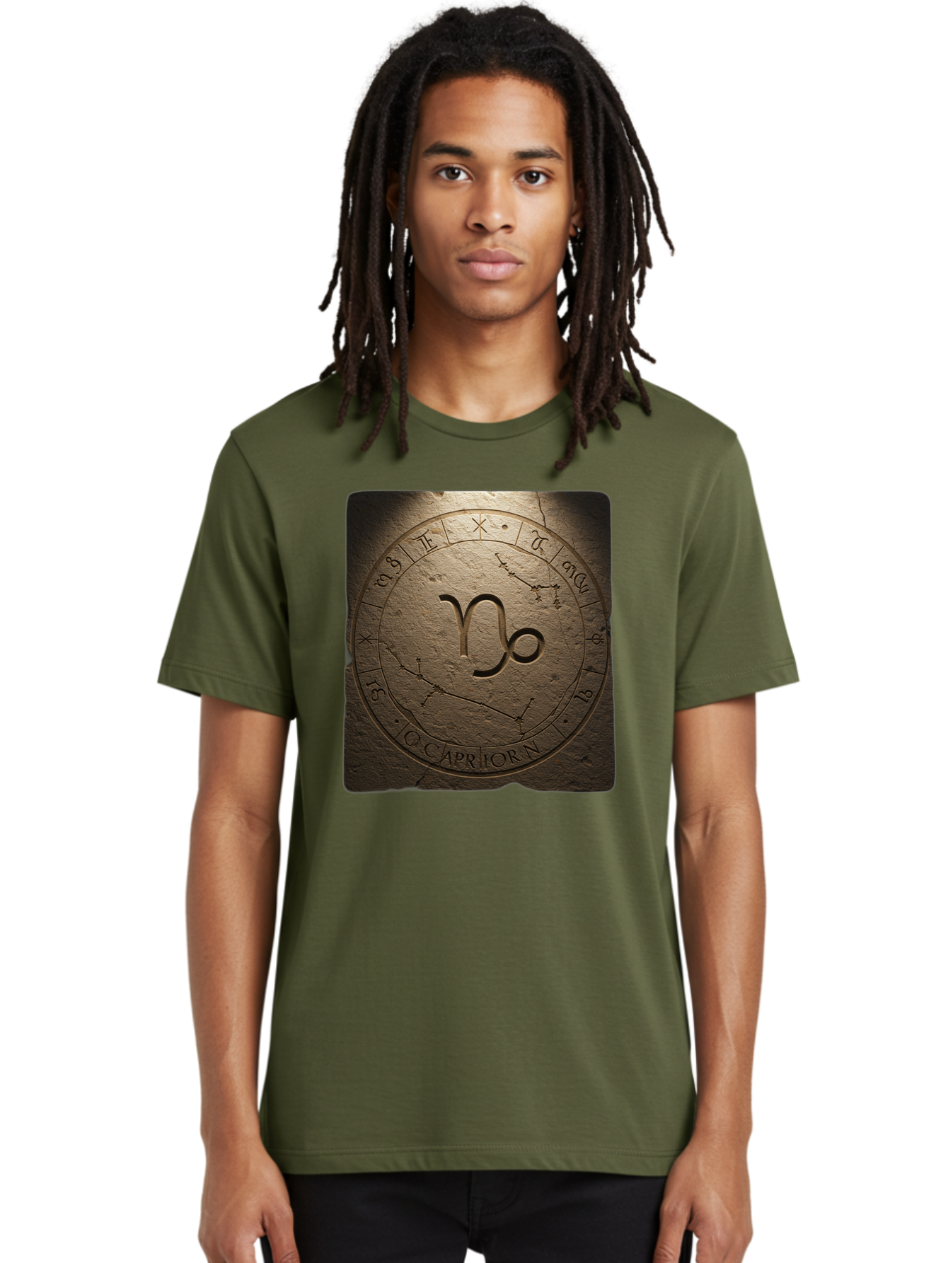 Capricorn-Zodiac-Seal Men'S Graphic Tee, 100% Cotton, Comfortable Casual Summer Wear, Machine Washable, Vintage Camera, Old Camera, Antique Camera, Black Camera, Classic Photography, Photography Equipment, Nostalgic Device, Film Camera, Bal943