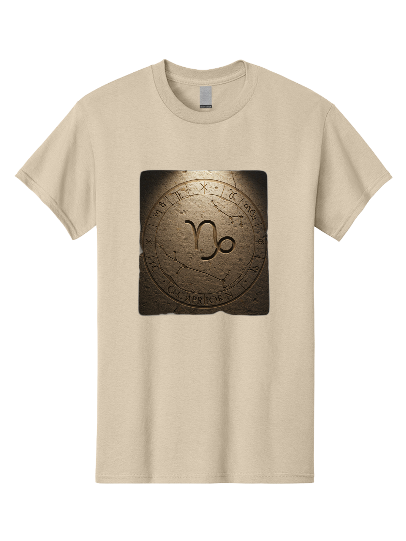Capricorn-Zodiac-Seal Men'S Graphic Tee, 100% Cotton, Comfortable Casual Summer Wear, Machine Washable, Vintage Camera, Old Camera, Antique Camera, Black Camera, Classic Photography, Photography Equipment, Nostalgic Device, Film Camera, Bal943