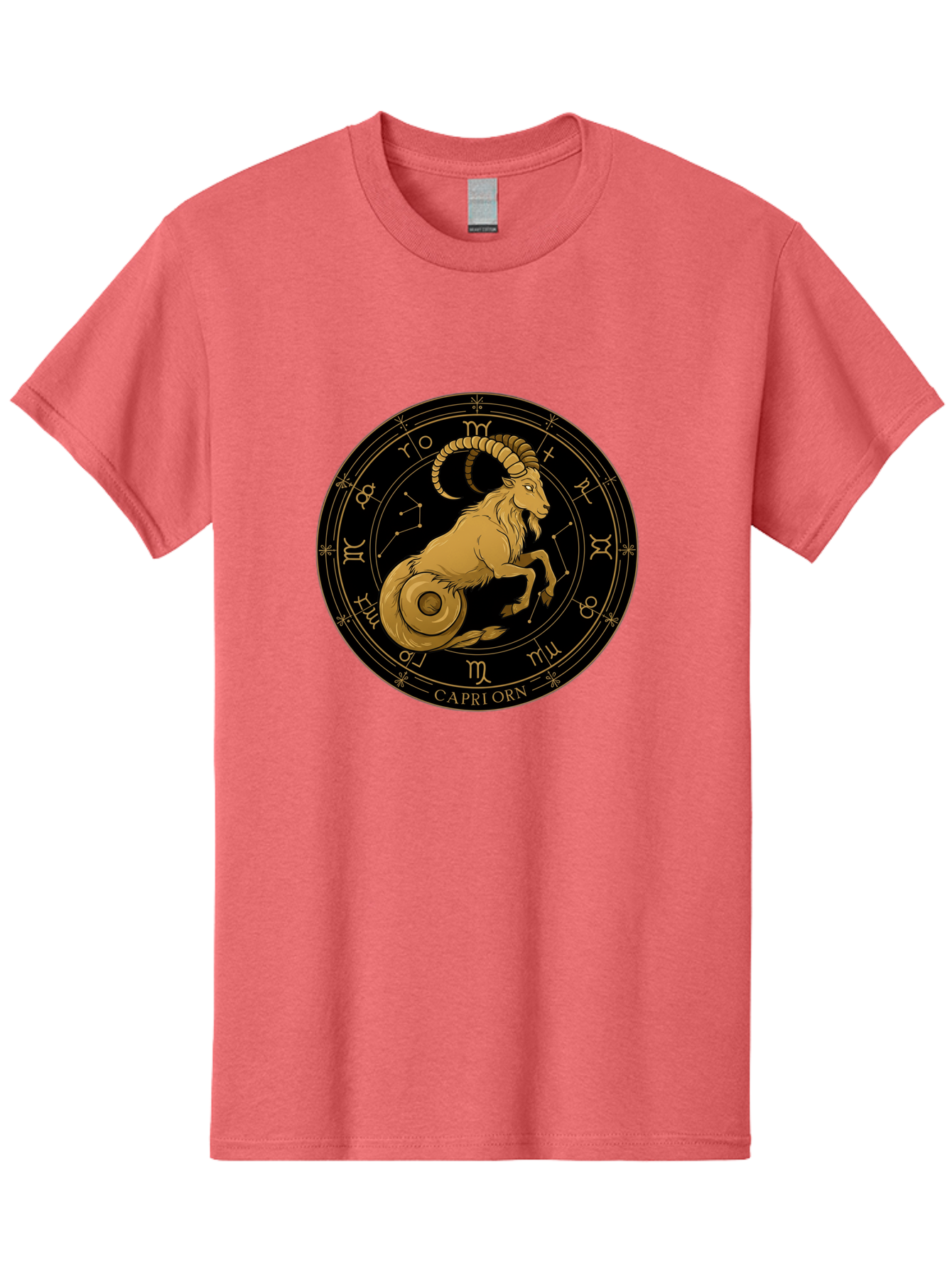 Capricorn-Zodiac-Sign-1 Men'S Graphic Tee, 100% Cotton, Comfortable Casual Summer Wear, Machine Washable, Vintage Camera, Old Camera, Antique Camera, Black Camera, Classic Photography, Photography Equipment, Nostalgic Device, Film Camera, Bal944