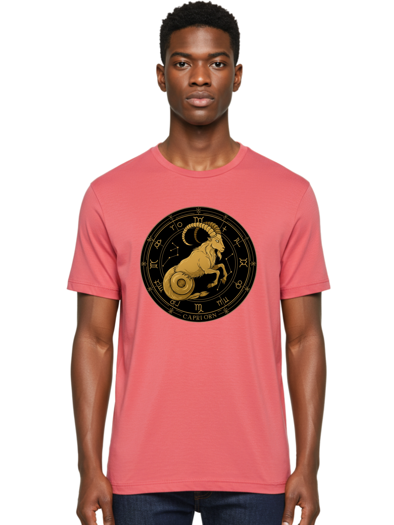 Capricorn-Zodiac-Sign-1 Men'S Graphic Tee, 100% Cotton, Comfortable Casual Summer Wear, Machine Washable, Vintage Camera, Old Camera, Antique Camera, Black Camera, Classic Photography, Photography Equipment, Nostalgic Device, Film Camera, Bal944
