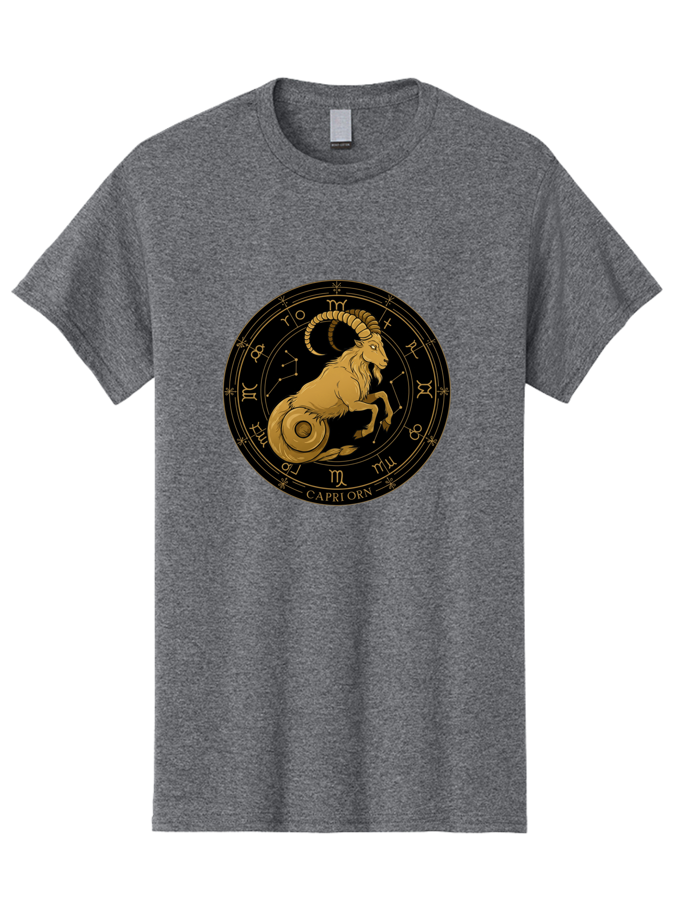 Capricorn-Zodiac-Sign-1 Men'S Graphic Tee, 100% Cotton, Comfortable Casual Summer Wear, Machine Washable, Vintage Camera, Old Camera, Antique Camera, Black Camera, Classic Photography, Photography Equipment, Nostalgic Device, Film Camera, Bal944
