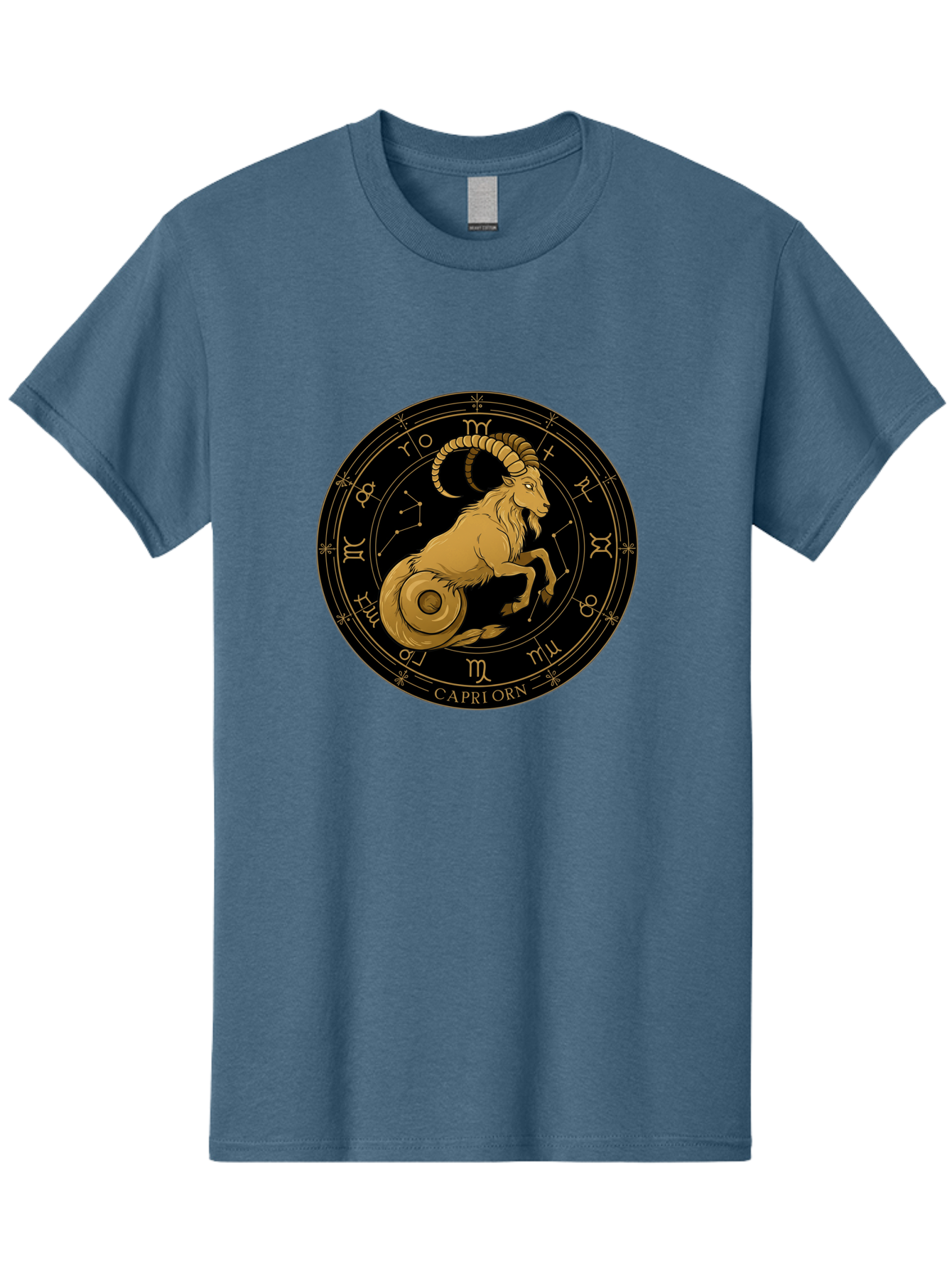 Capricorn-Zodiac-Sign-1 Men'S Graphic Tee, 100% Cotton, Comfortable Casual Summer Wear, Machine Washable, Vintage Camera, Old Camera, Antique Camera, Black Camera, Classic Photography, Photography Equipment, Nostalgic Device, Film Camera, Bal944