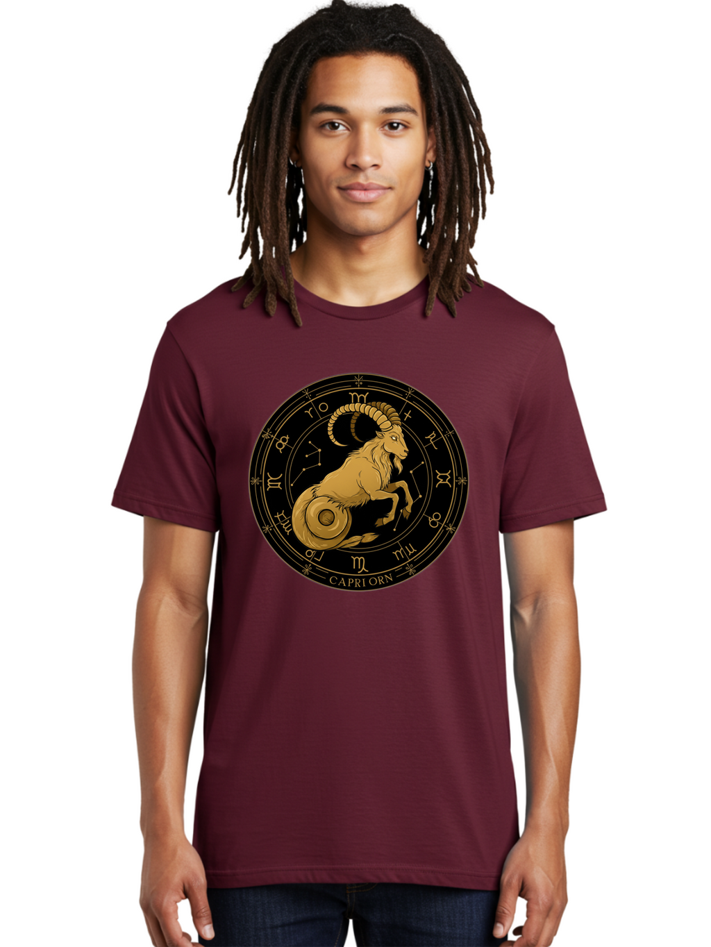 Capricorn-Zodiac-Sign-1 Men'S Graphic Tee, 100% Cotton, Comfortable Casual Summer Wear, Machine Washable, Vintage Camera, Old Camera, Antique Camera, Black Camera, Classic Photography, Photography Equipment, Nostalgic Device, Film Camera, Bal944