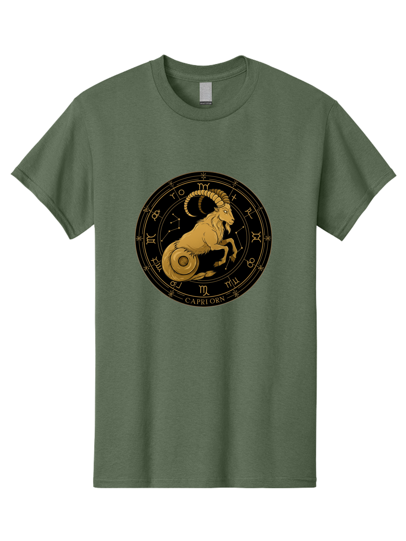 Capricorn-Zodiac-Sign-1 Men'S Graphic Tee, 100% Cotton, Comfortable Casual Summer Wear, Machine Washable, Vintage Camera, Old Camera, Antique Camera, Black Camera, Classic Photography, Photography Equipment, Nostalgic Device, Film Camera, Bal944