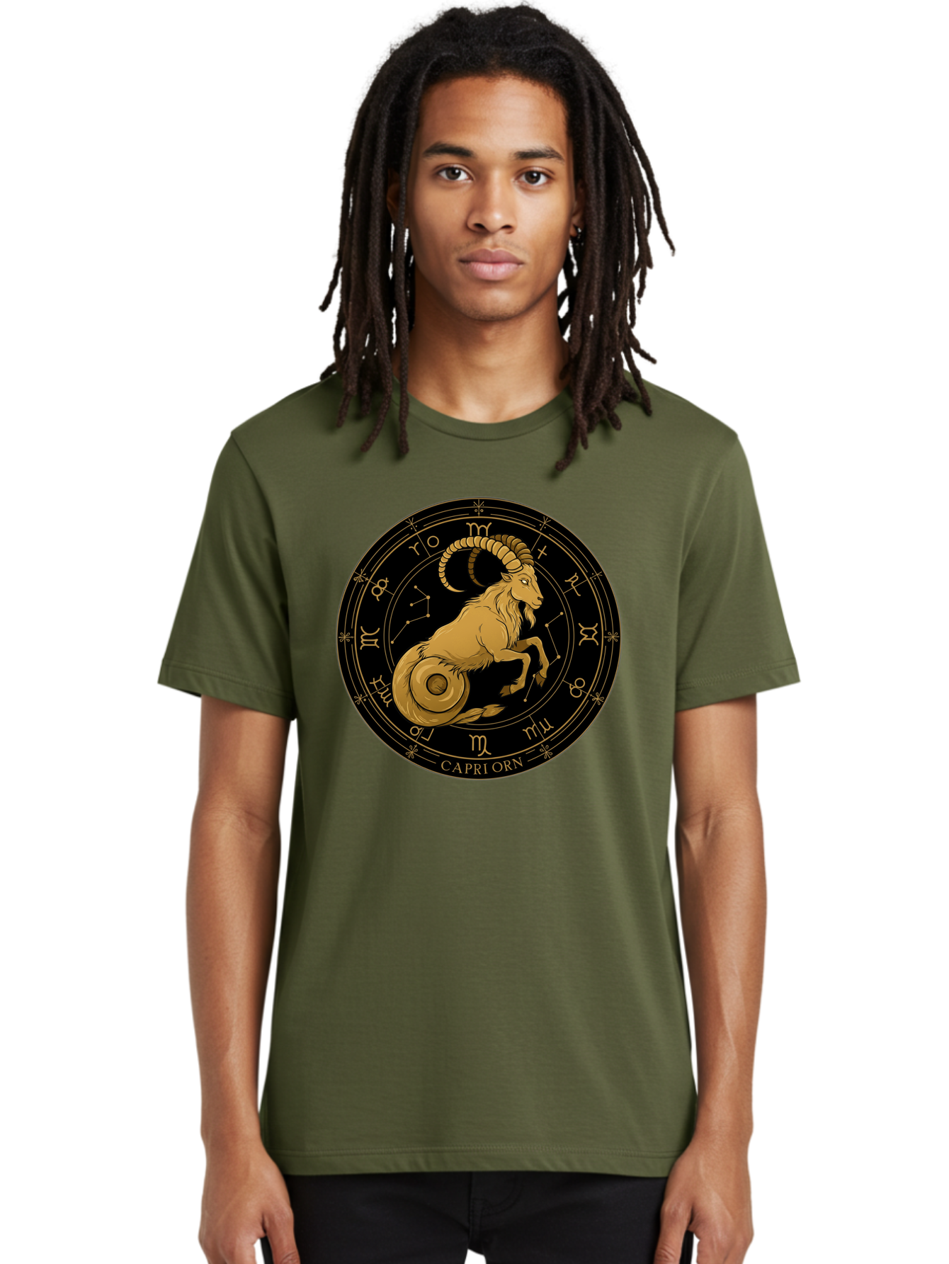 Capricorn-Zodiac-Sign-1 Men'S Graphic Tee, 100% Cotton, Comfortable Casual Summer Wear, Machine Washable, Vintage Camera, Old Camera, Antique Camera, Black Camera, Classic Photography, Photography Equipment, Nostalgic Device, Film Camera, Bal944