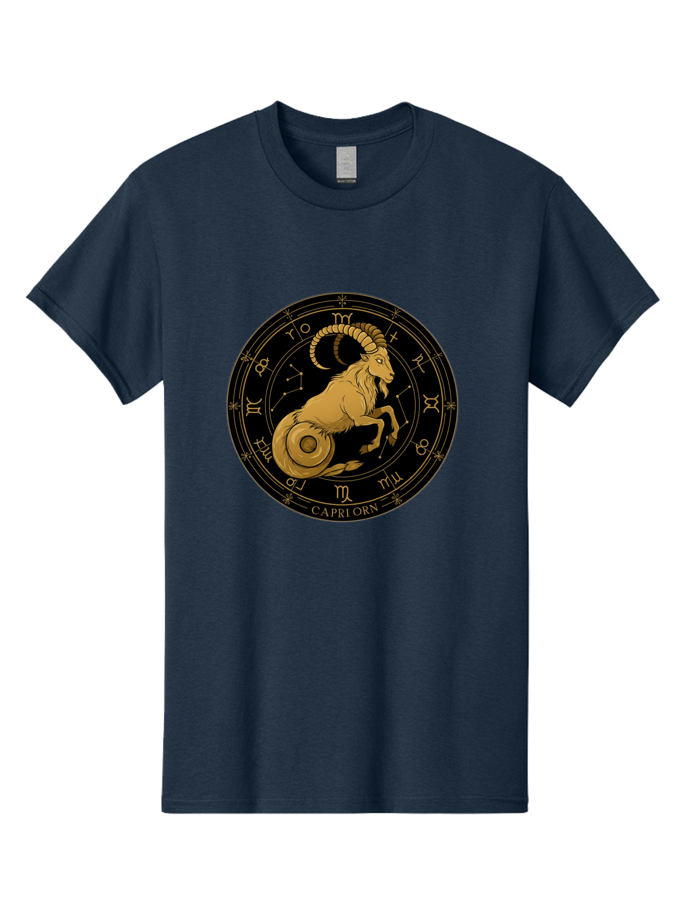 Capricorn-Zodiac-Sign-1 Men'S Graphic Tee, 100% Cotton, Comfortable Casual Summer Wear, Machine Washable, Vintage Camera, Old Camera, Antique Camera, Black Camera, Classic Photography, Photography Equipment, Nostalgic Device, Film Camera, Bal944
