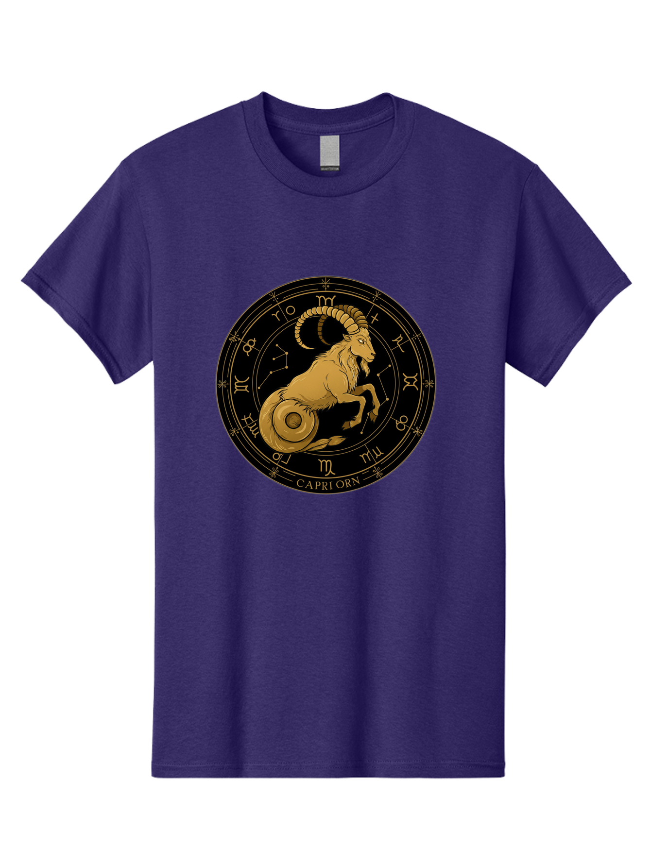 Capricorn-Zodiac-Sign-1 Men'S Graphic Tee, 100% Cotton, Comfortable Casual Summer Wear, Machine Washable, Vintage Camera, Old Camera, Antique Camera, Black Camera, Classic Photography, Photography Equipment, Nostalgic Device, Film Camera, Bal944