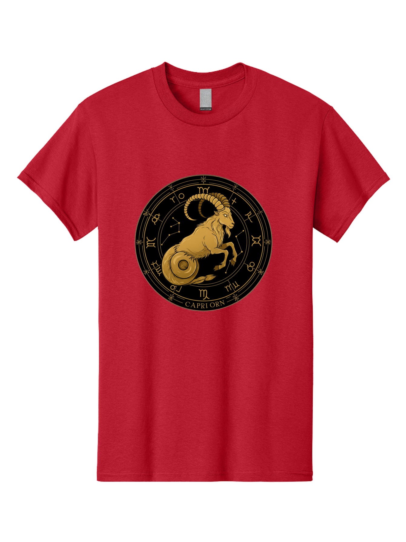 Capricorn-Zodiac-Sign-1 Men'S Graphic Tee, 100% Cotton, Comfortable Casual Summer Wear, Machine Washable, Vintage Camera, Old Camera, Antique Camera, Black Camera, Classic Photography, Photography Equipment, Nostalgic Device, Film Camera, Bal944