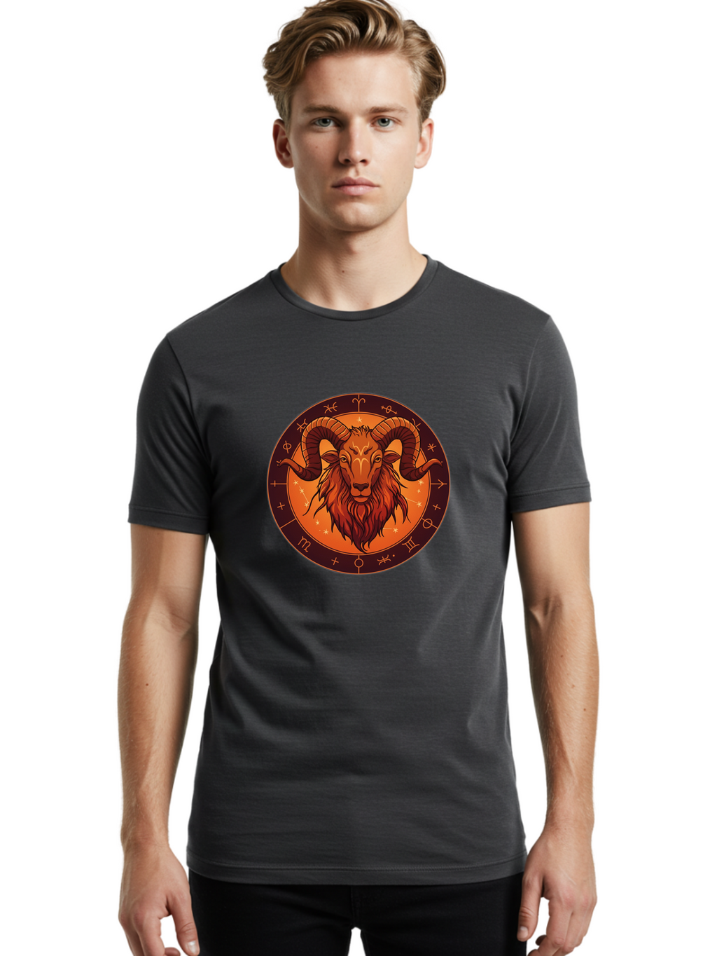 Capricorn-Zodiac-Sign Men'S Graphic Tee, 100% Cotton, Comfortable Casual Summer Wear, Machine Washable, Vintage Camera, Old Camera, Antique Camera, Black Camera, Classic Photography, Photography Equipment, Nostalgic Device, Film Camera, Bal945