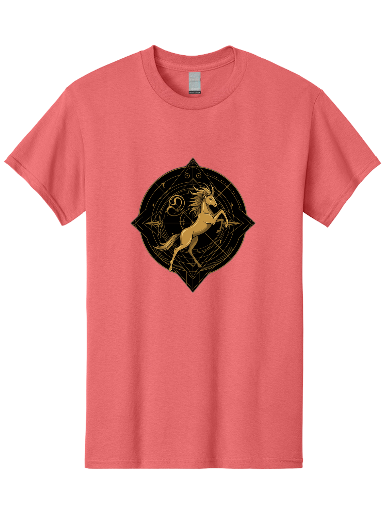 Capricorn-Zodiac-Symbol Men'S Graphic Tee, 100% Cotton, Comfortable Casual Summer Wear, Machine Washable, Vintage Camera, Old Camera, Antique Camera, Black Camera, Classic Photography, Photography Equipment, Nostalgic Device, Film Camera, Bal946