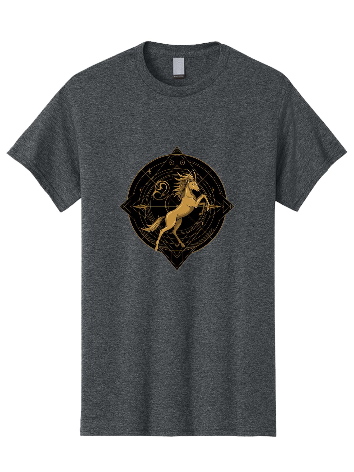 Capricorn-Zodiac-Symbol Men'S Graphic Tee, 100% Cotton, Comfortable Casual Summer Wear, Machine Washable, Vintage Camera, Old Camera, Antique Camera, Black Camera, Classic Photography, Photography Equipment, Nostalgic Device, Film Camera, Bal946