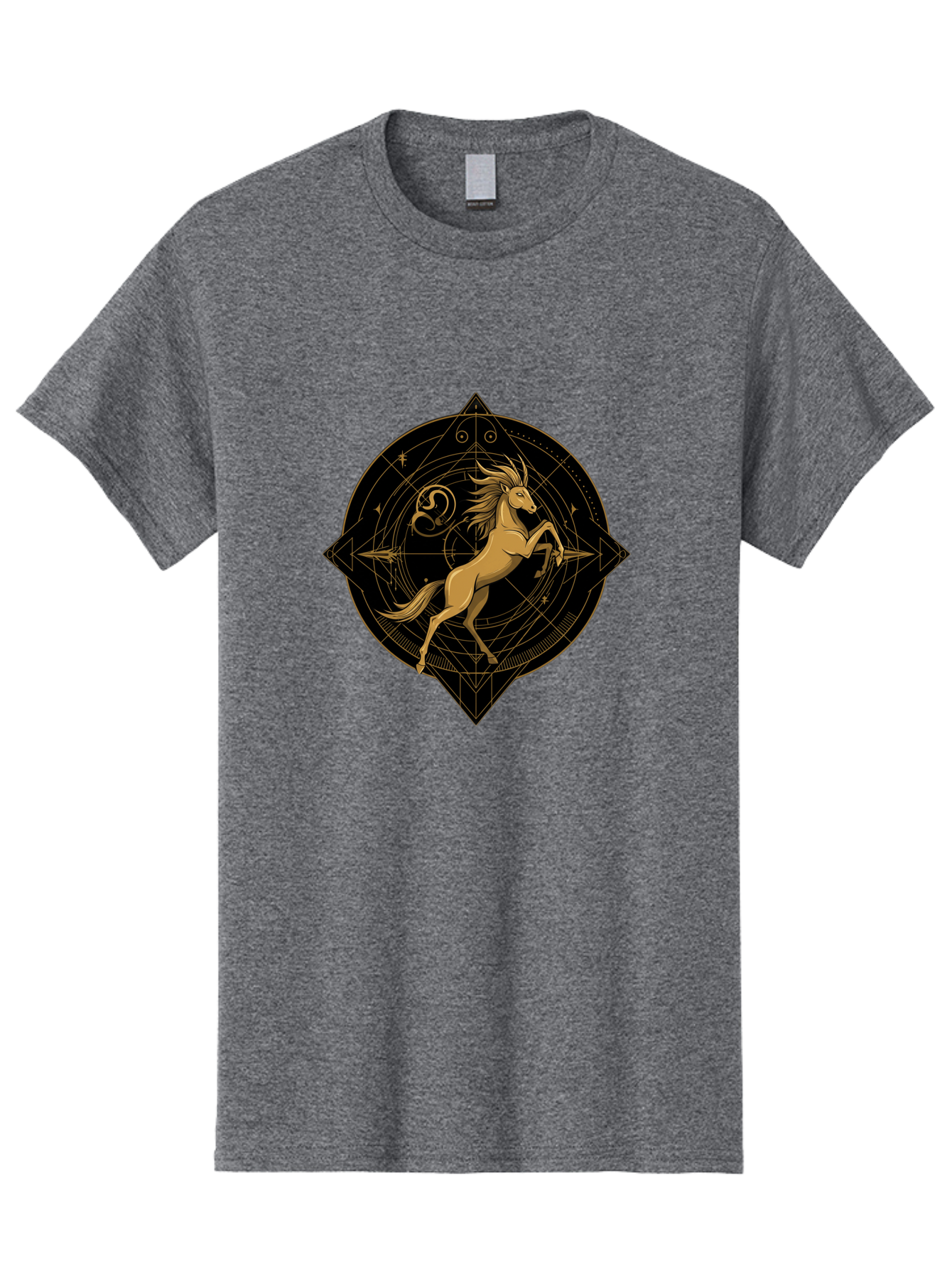Capricorn-Zodiac-Symbol Men'S Graphic Tee, 100% Cotton, Comfortable Casual Summer Wear, Machine Washable, Vintage Camera, Old Camera, Antique Camera, Black Camera, Classic Photography, Photography Equipment, Nostalgic Device, Film Camera, Bal946