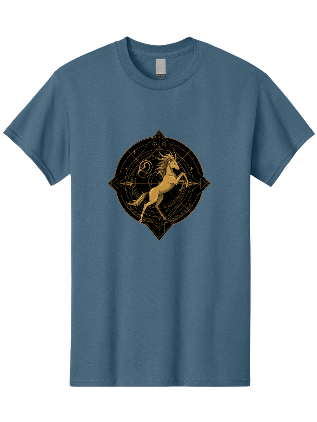 Capricorn-Zodiac-Symbol Men'S Graphic Tee, 100% Cotton, Comfortable Casual Summer Wear, Machine Washable, Vintage Camera, Old Camera, Antique Camera, Black Camera, Classic Photography, Photography Equipment, Nostalgic Device, Film Camera, Bal946