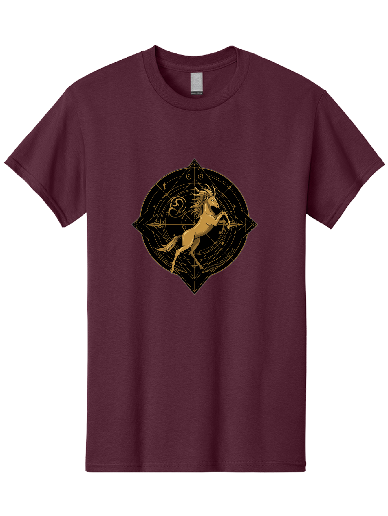 Capricorn-Zodiac-Symbol Men'S Graphic Tee, 100% Cotton, Comfortable Casual Summer Wear, Machine Washable, Vintage Camera, Old Camera, Antique Camera, Black Camera, Classic Photography, Photography Equipment, Nostalgic Device, Film Camera, Bal946