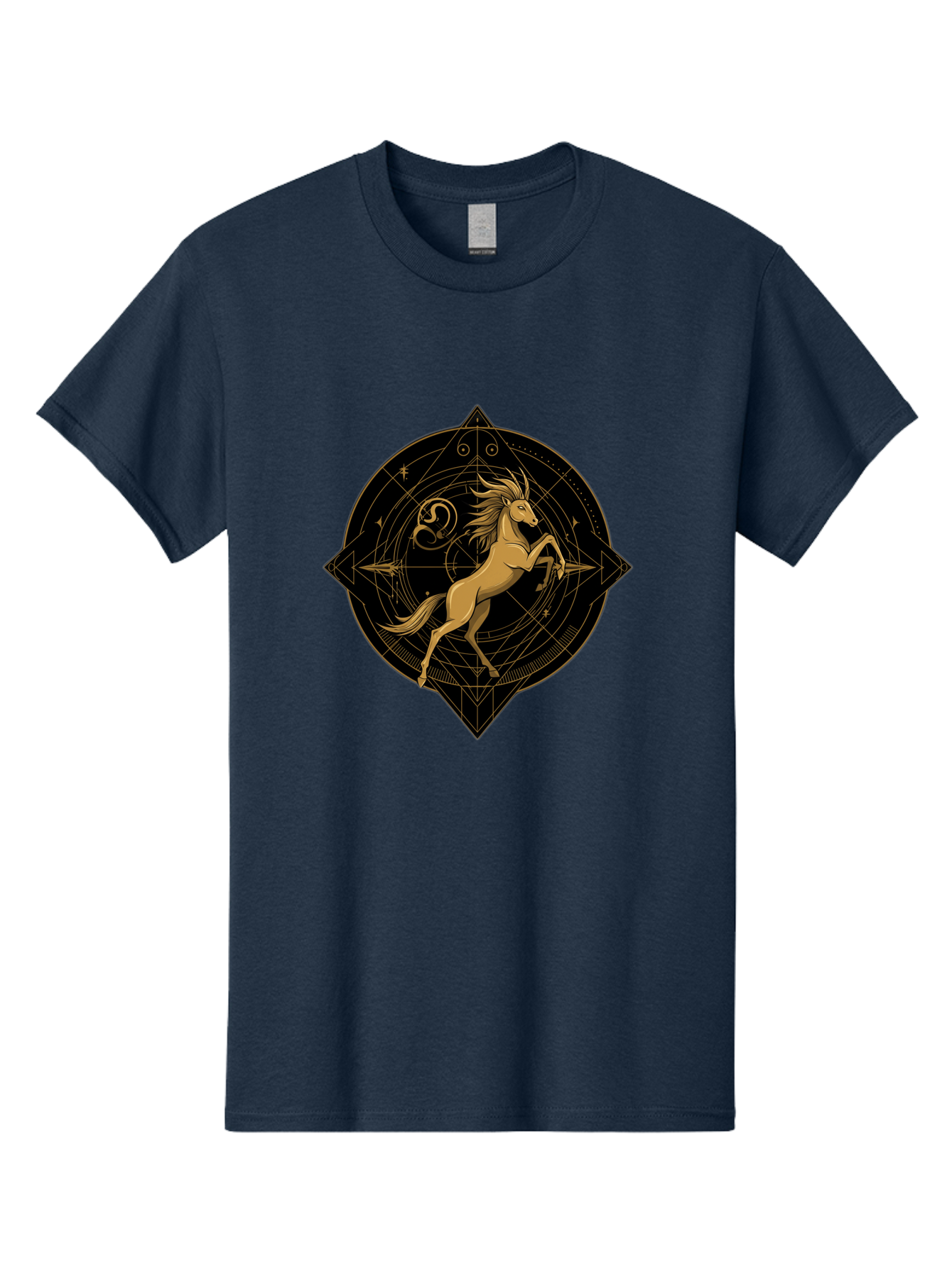 Capricorn-Zodiac-Symbol Men'S Graphic Tee, 100% Cotton, Comfortable Casual Summer Wear, Machine Washable, Vintage Camera, Old Camera, Antique Camera, Black Camera, Classic Photography, Photography Equipment, Nostalgic Device, Film Camera, Bal946