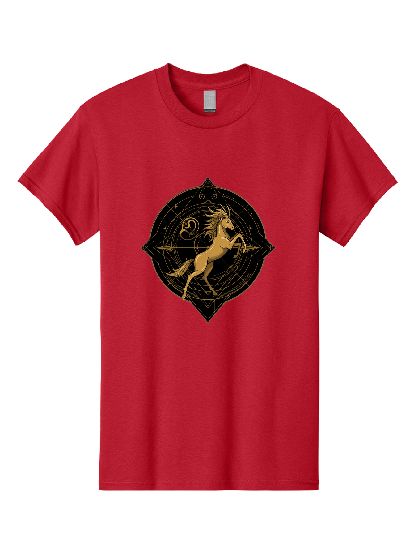 Capricorn-Zodiac-Symbol Men'S Graphic Tee, 100% Cotton, Comfortable Casual Summer Wear, Machine Washable, Vintage Camera, Old Camera, Antique Camera, Black Camera, Classic Photography, Photography Equipment, Nostalgic Device, Film Camera, Bal946