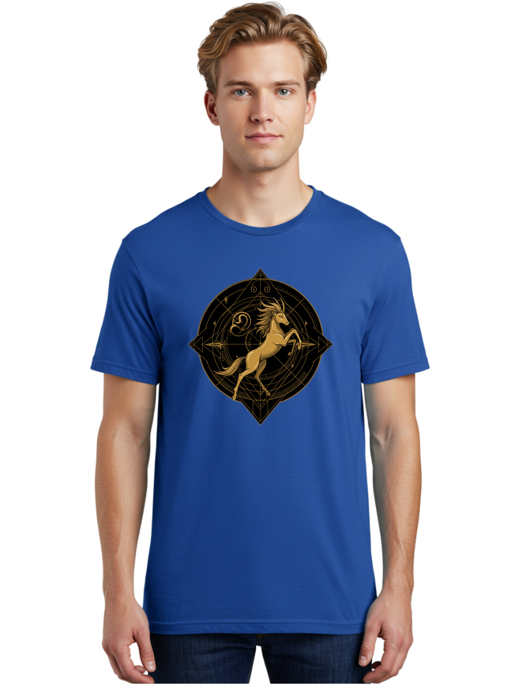 Capricorn-Zodiac-Symbol Men'S Graphic Tee, 100% Cotton, Comfortable Casual Summer Wear, Machine Washable, Vintage Camera, Old Camera, Antique Camera, Black Camera, Classic Photography, Photography Equipment, Nostalgic Device, Film Camera, Bal946